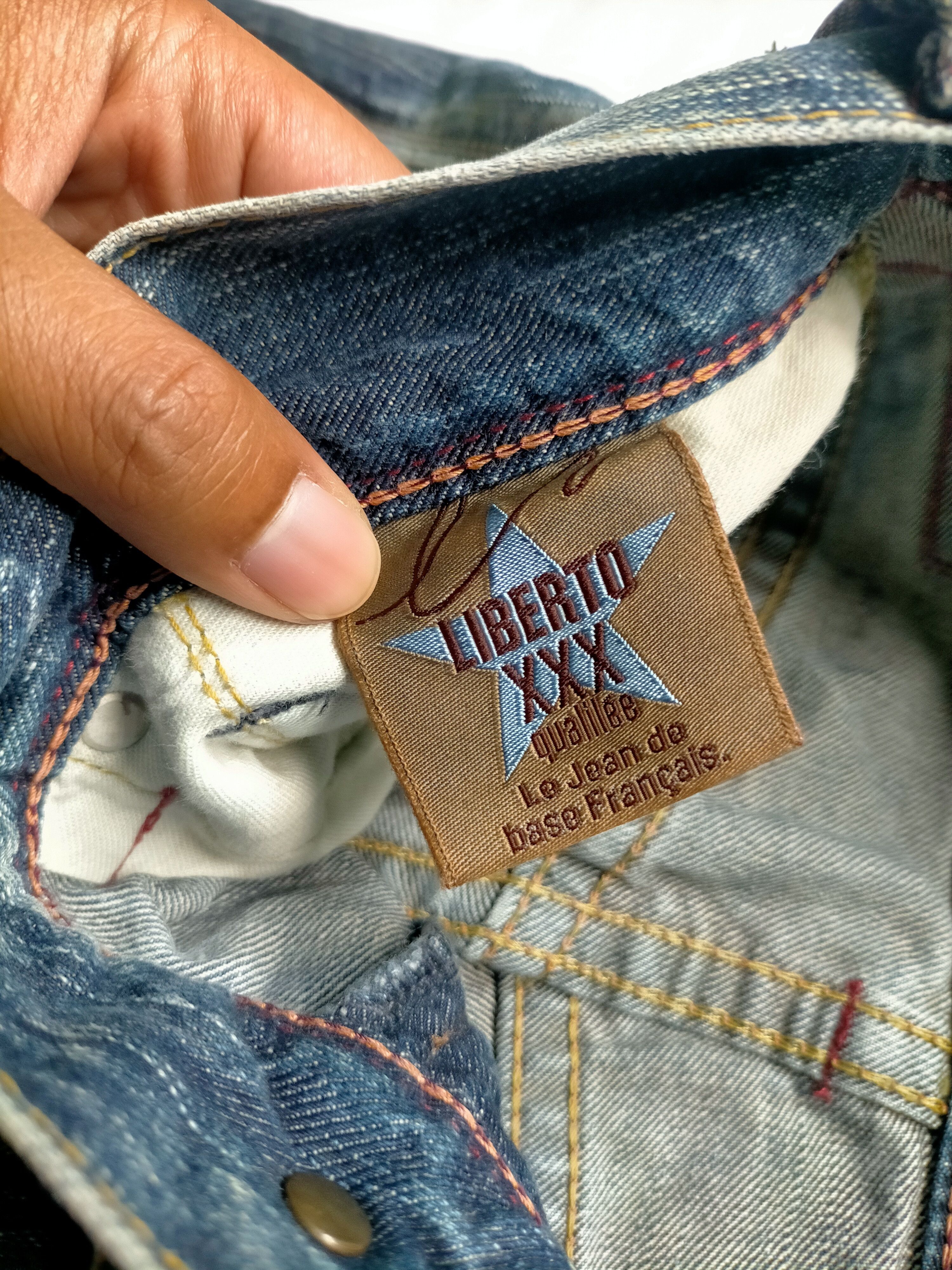 If Six Was Nine Liberto Mud Wash Flared Distressed Jeans Size US 31 - 10 Thumbnail
