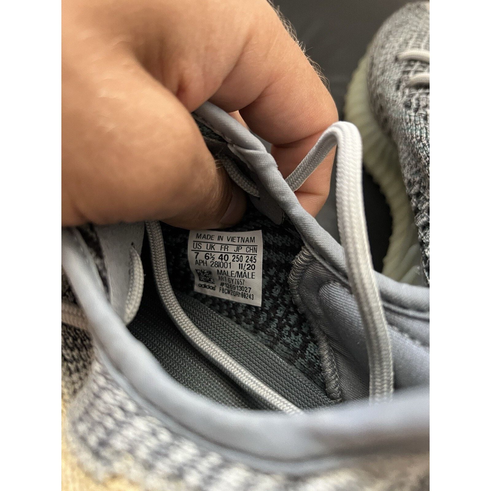 Adidas Adidas Yeezy Boost 350 V2 Ash Blue Size 7 Pre-Owned GY7657 Size US 7 / EU 40 - 6 Thumbnail