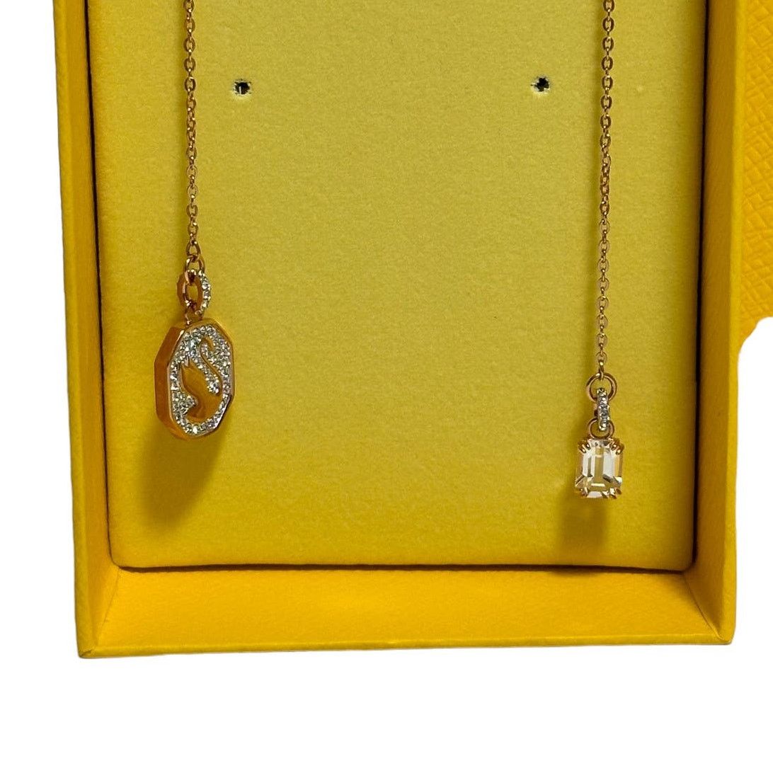 Swarovski Swarovski Signum Y necklace Swan, White, Rose gold-tone Size ONE SIZE - 2 Thumbnail