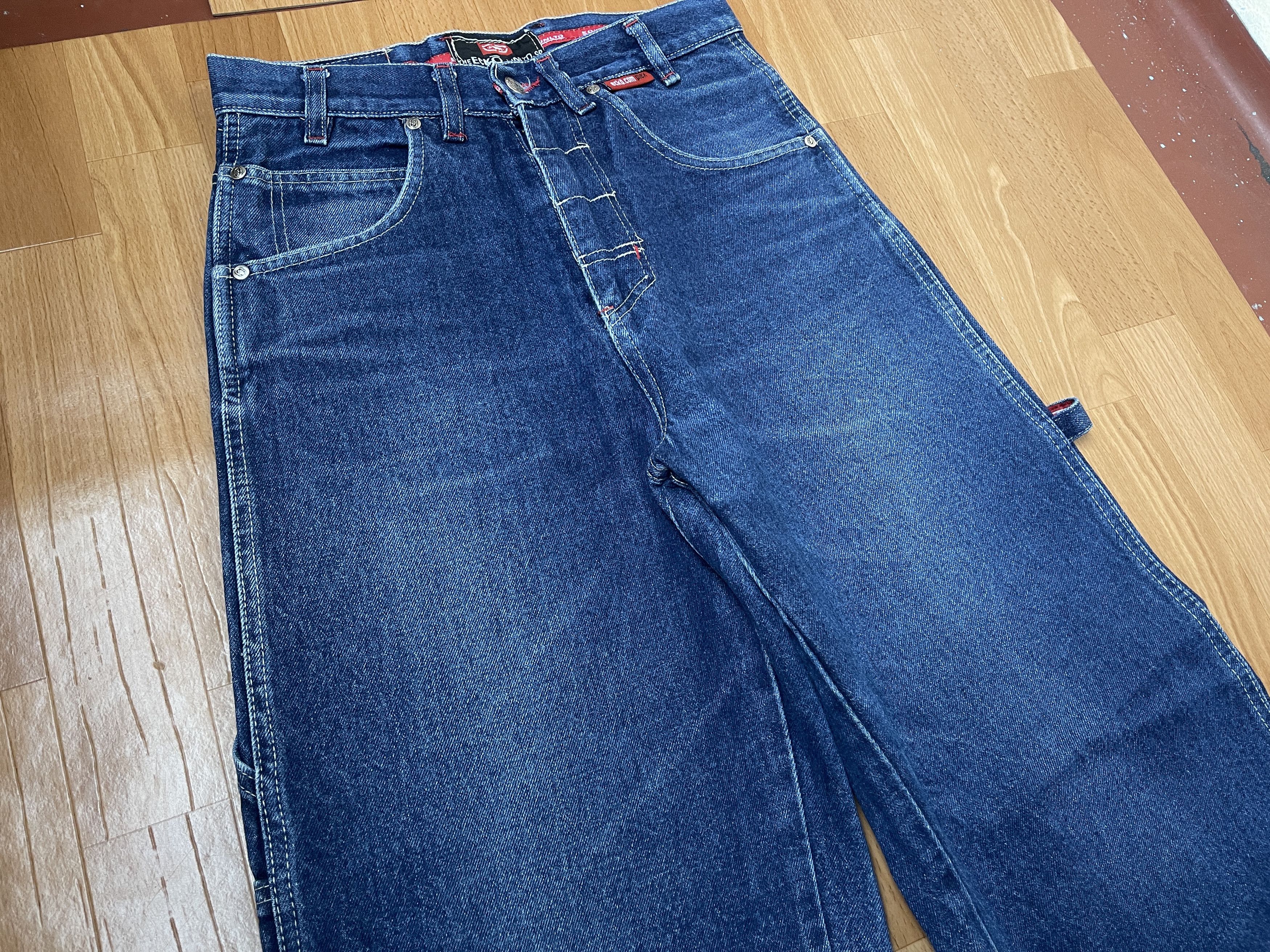 Ecko Unltd. Ecko Unltd jeans, baggy, vintage 90s hip hop skater Y2K W 30 Size US 30 / EU 46 - 12 Thumbnail