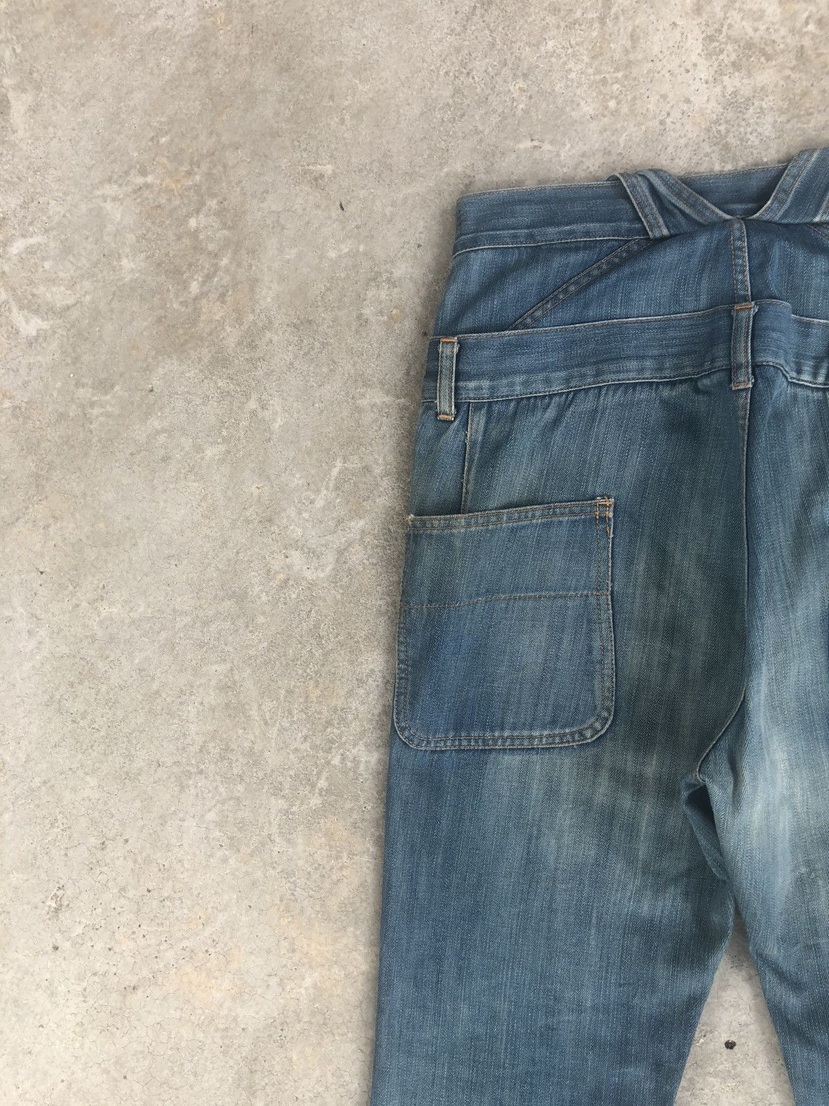 Issey Miyake Japanese Mercibeaucoup Double Waist Distressed Issey Miyake Size US 31 - 12 Thumbnail
