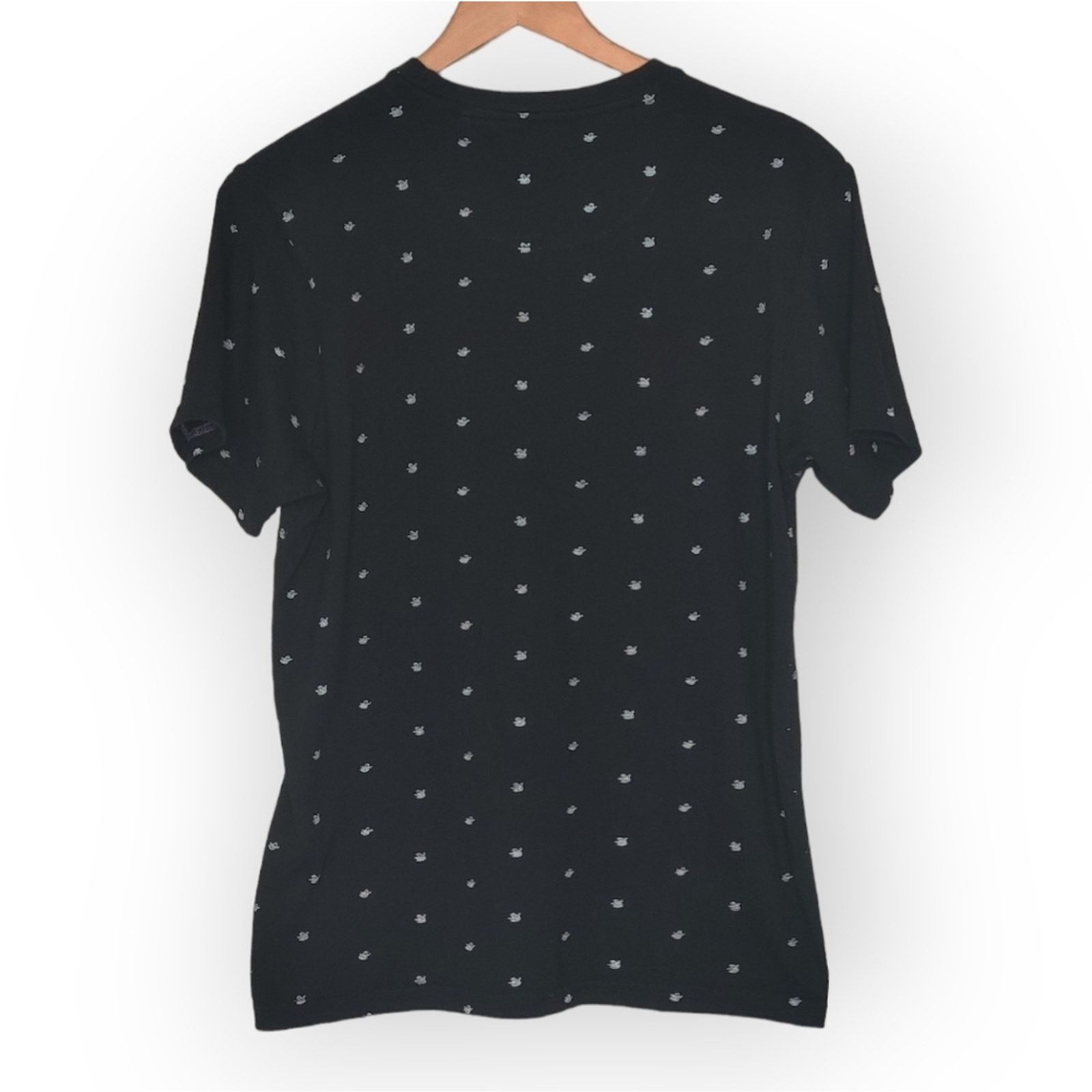 Denim & Co. Denim & Flower Black Halloween Polo Shirt Ghosts BOO Crew Size US L / EU 52-54 / 3 - 4 Thumbnail