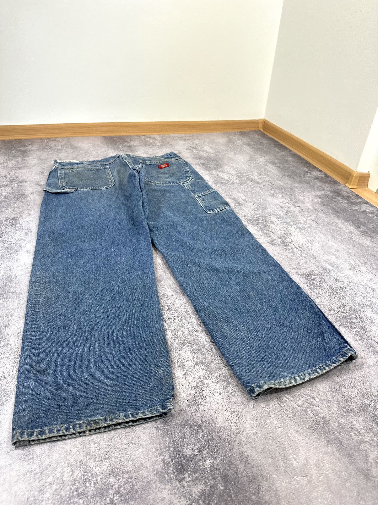 Dickies Vintage Dickies USA Trashed Cargo Carpenter Opium Work Pants Size US 38 / EU 54 - 3 Thumbnail