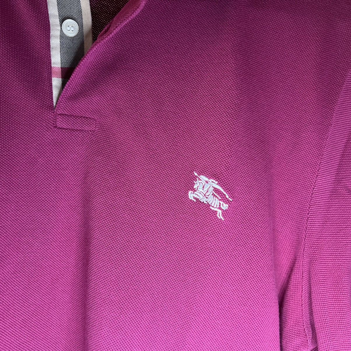 Burberry BURBERRY BRIT POLO MAGENTA- LARGE- PREOWNED Size US L / EU 52-54 / 3 - 7 Thumbnail