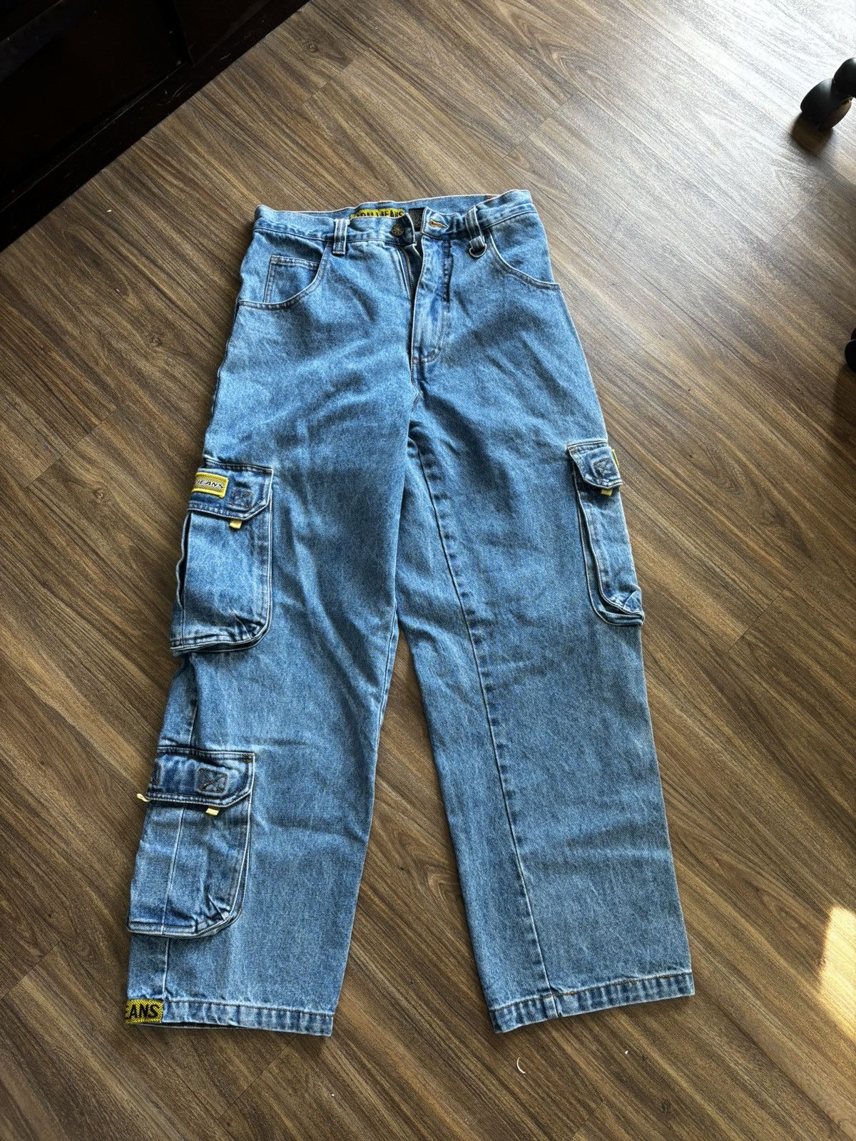 Japanese Brand Rare Vintage 90s Sarali Baggy double cargo pocket jeans Size US 30 / EU 46 - 1 Thumbnail