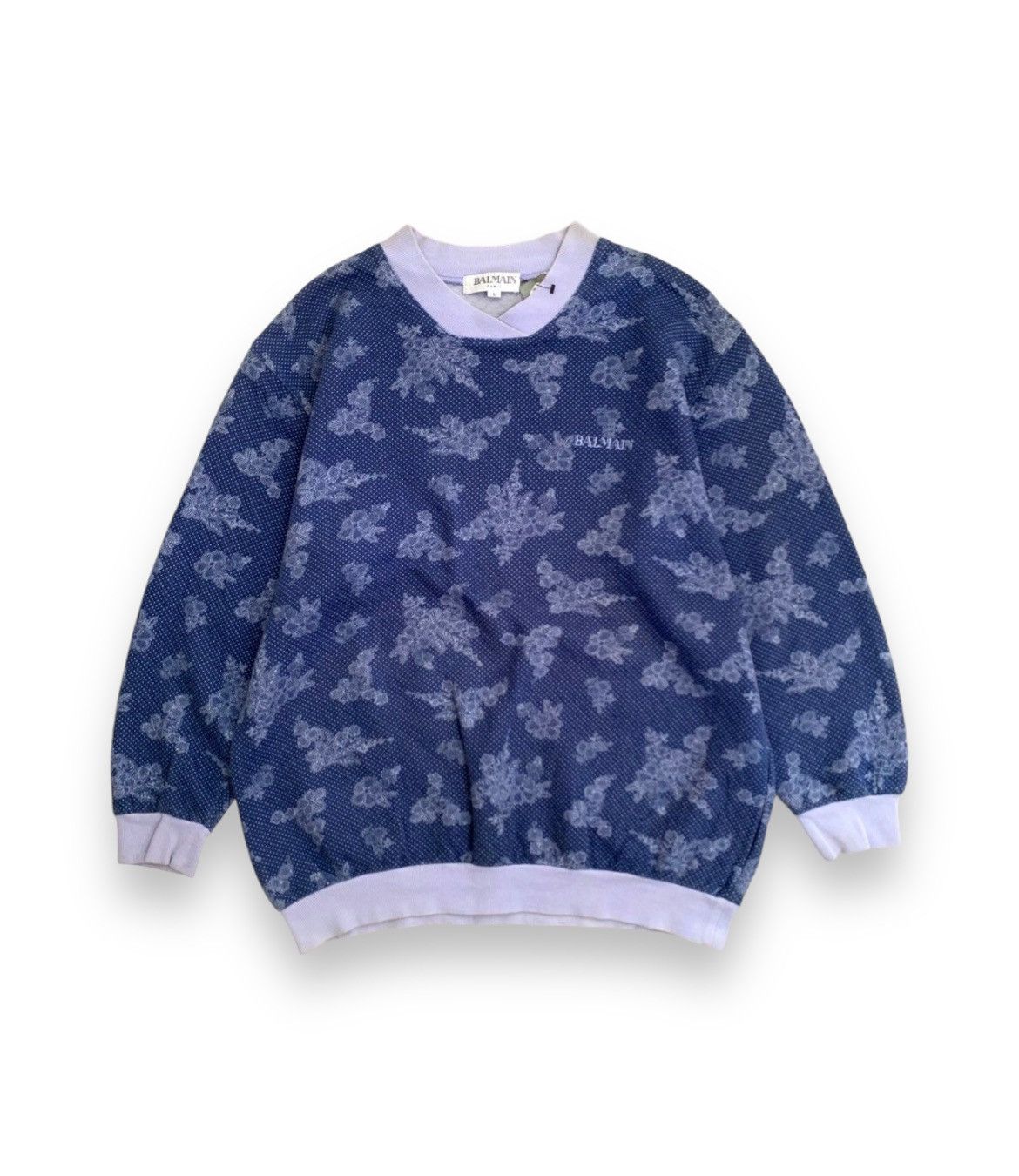 Balmain × Pierre Balmain × Vintage Balmain Paris Sweatshirt Size US L / EU 52-54 / 3 - 2 Thumbnail