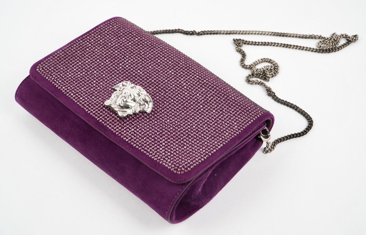 Versace Versace - Palazzo Medusa Chain / Clutch - Swarovski Suede Size ONE SIZE - 2 Thumbnail