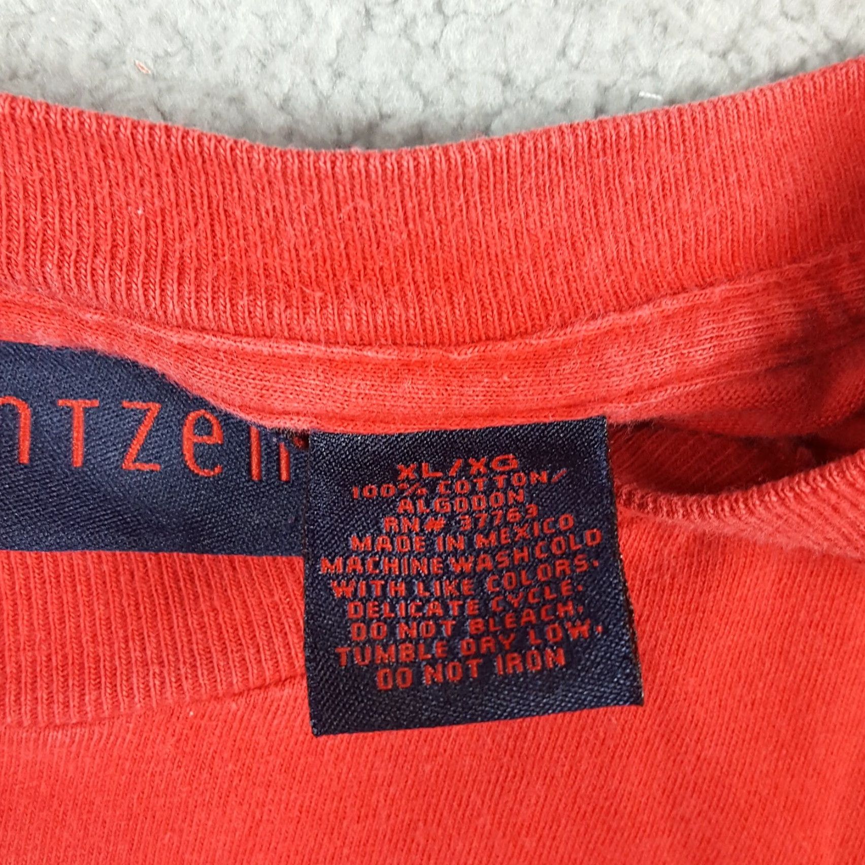 Jantzen VINTAGE Jantzen Nautical Sailing T-Shirt Men's Large Red 90s Beach Surf Y2K Retro Size US L / EU 52-54 / 3 - 7 Thumbnail