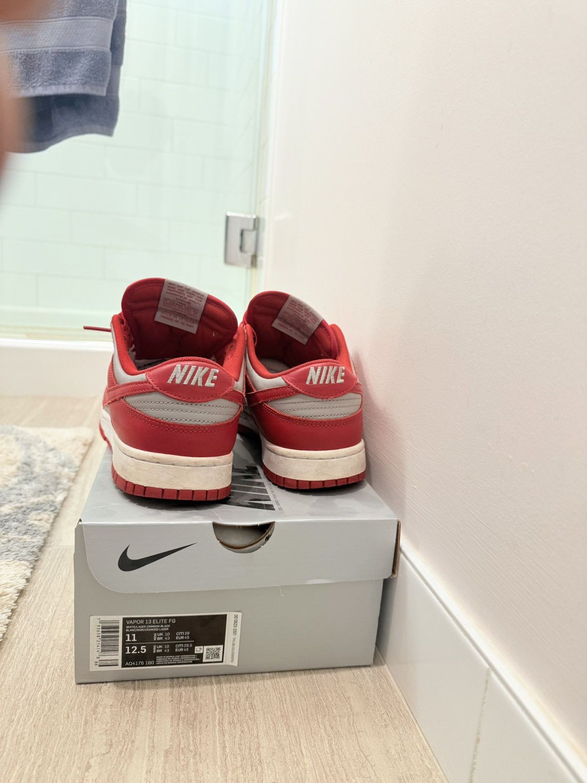 Nike Nike Dunk Low “UNLV” Size US 10 / EU 43 - 4 Thumbnail