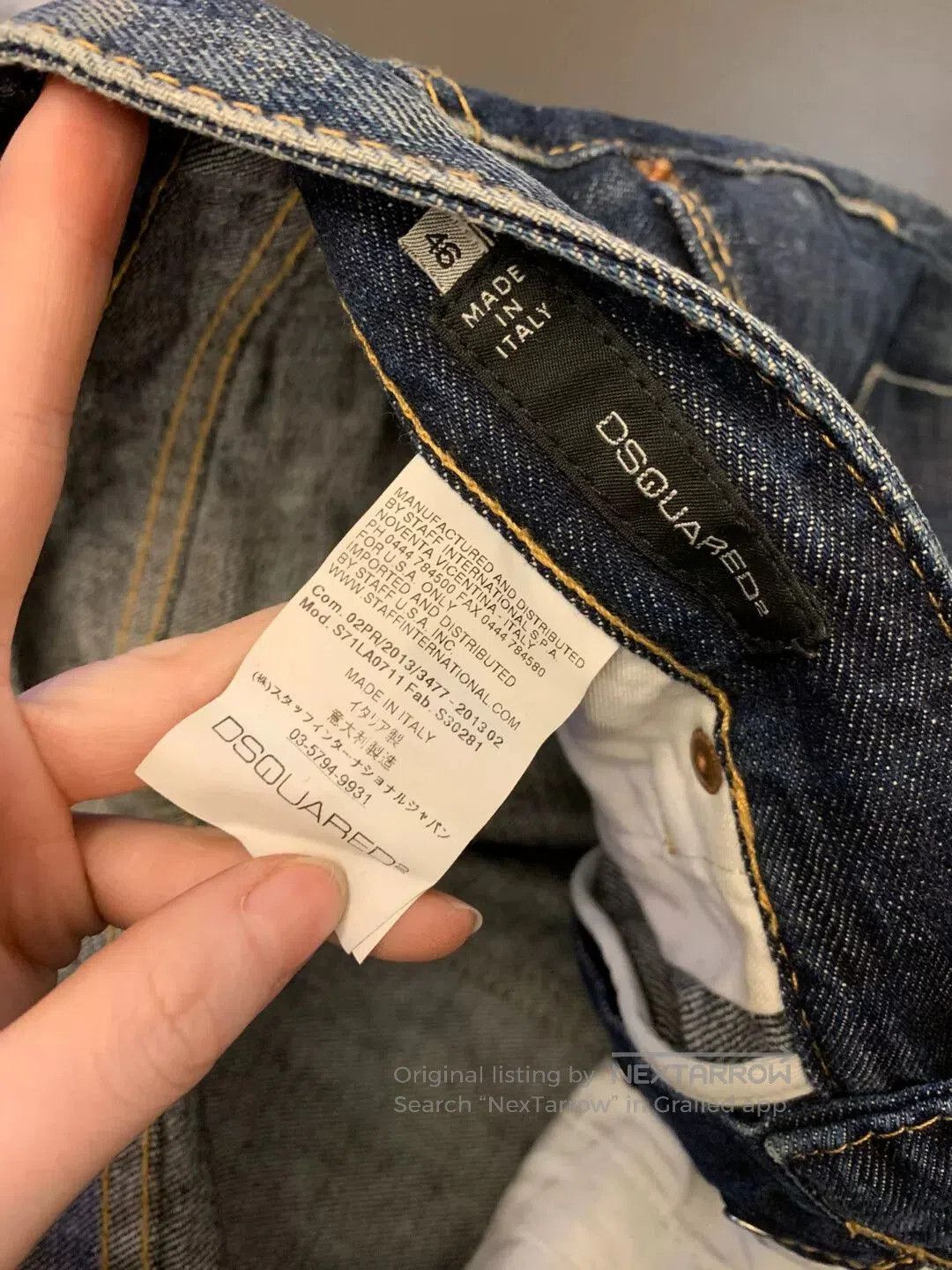 Dsquared2 distressed dsquared2 denim jeans for men. Size US 26 / EU 42 - 3 Thumbnail