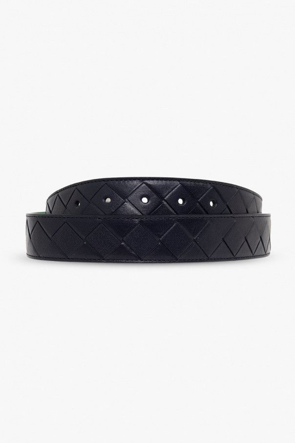 Bottega Veneta o1bcso1str0824 Size : 80 / Intrecciato Double Buckle Belt Size 30 - 3 Thumbnail