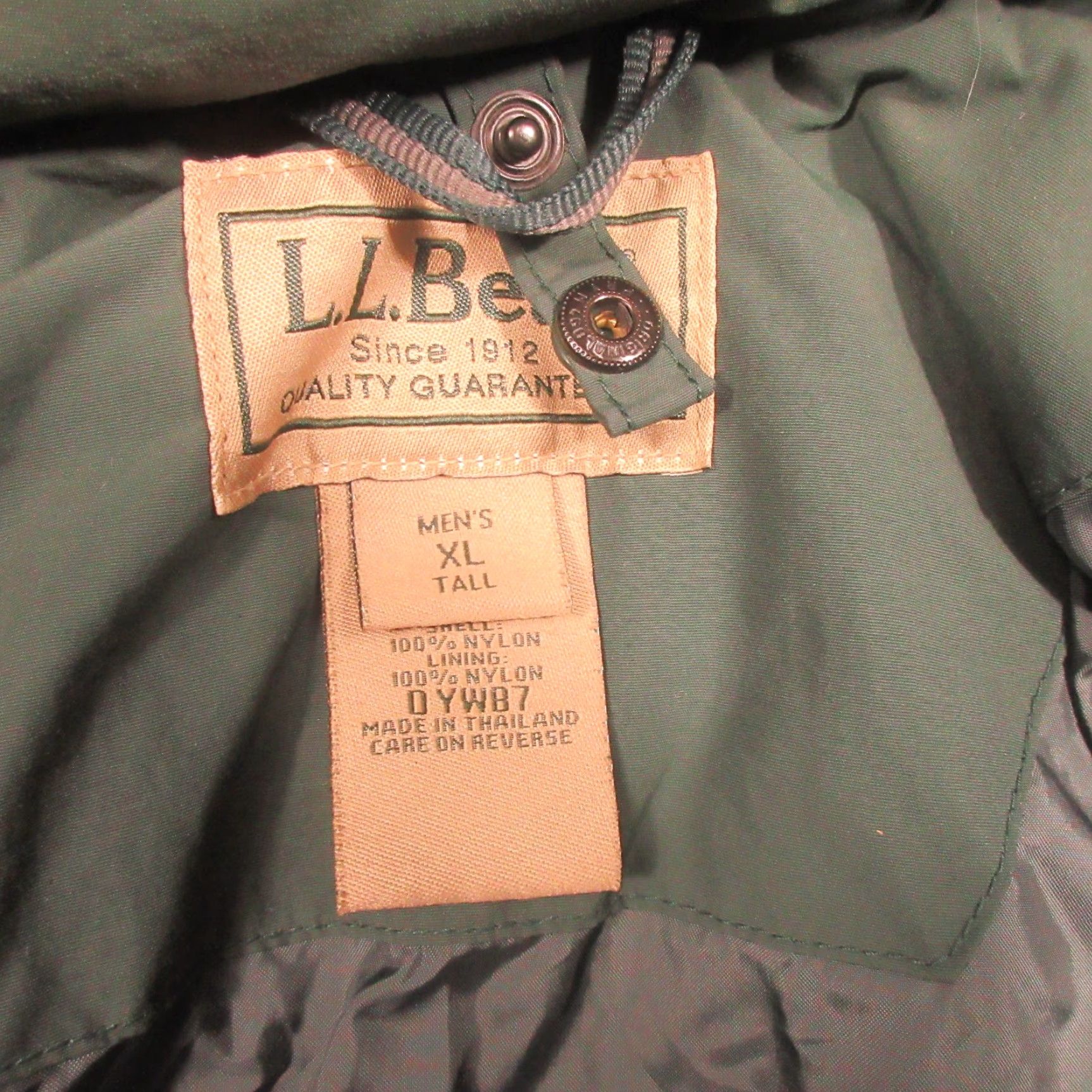 Vintage VINTAGE LL Bean Jacket Men XLT Green Hooded Windbreaker Outdoor Fishing Hid Hood Size US XL / EU 56 / 4 - 3 Thumbnail