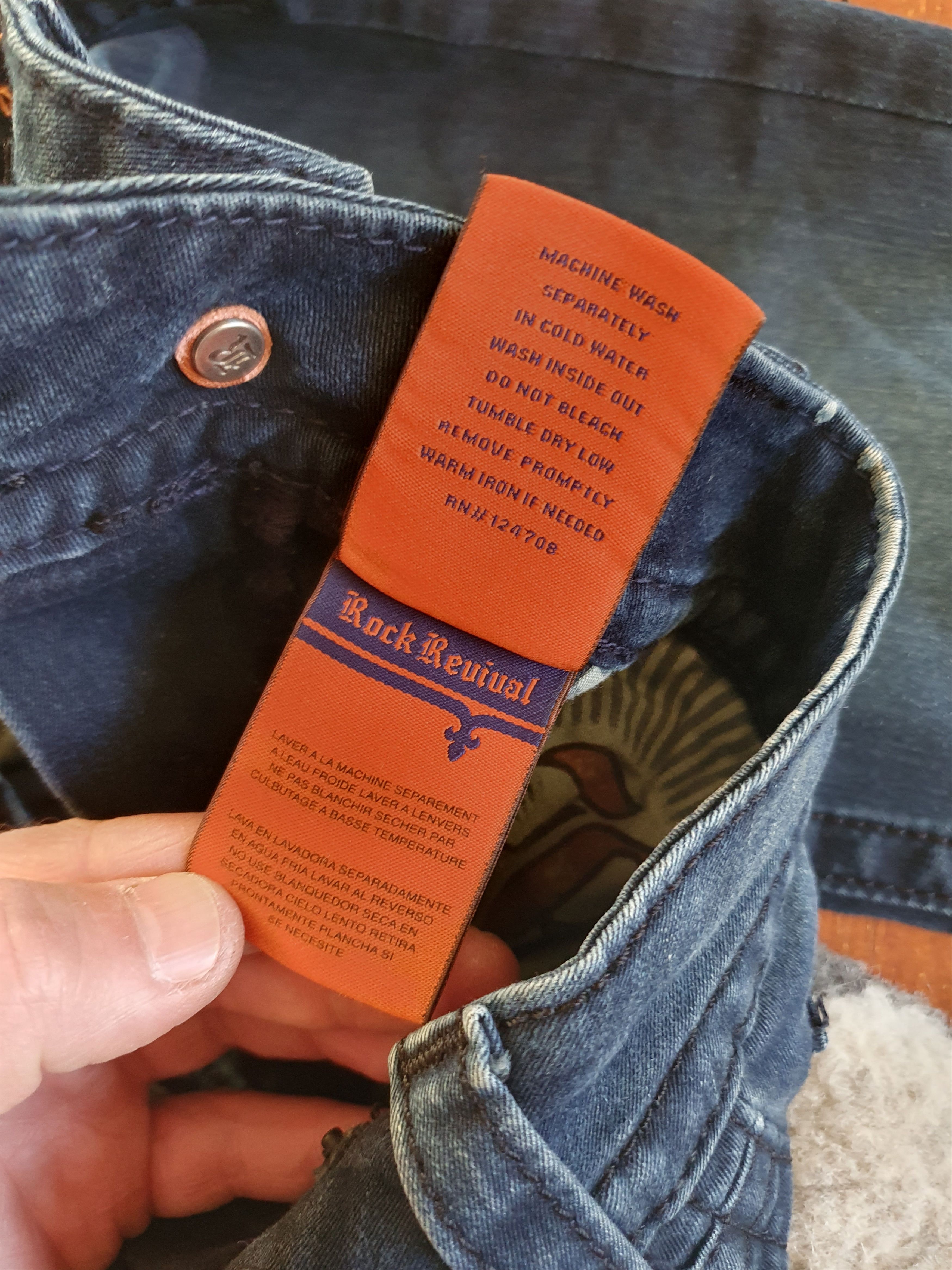 Rock Revival Rock Reviva Women's Evelyn Skinny Jeans sz 28 Size 28" / US 6 / IT 42 - 11 Thumbnail