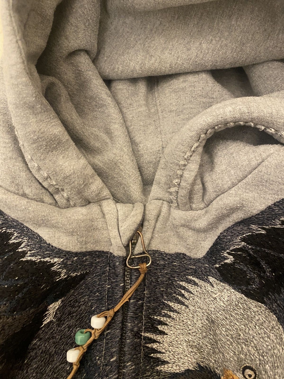 Maharishi Vintage Maharishi Embroidered Flying Eagle Hoodie Size US L / EU 52-54 / 3 - 4 Thumbnail