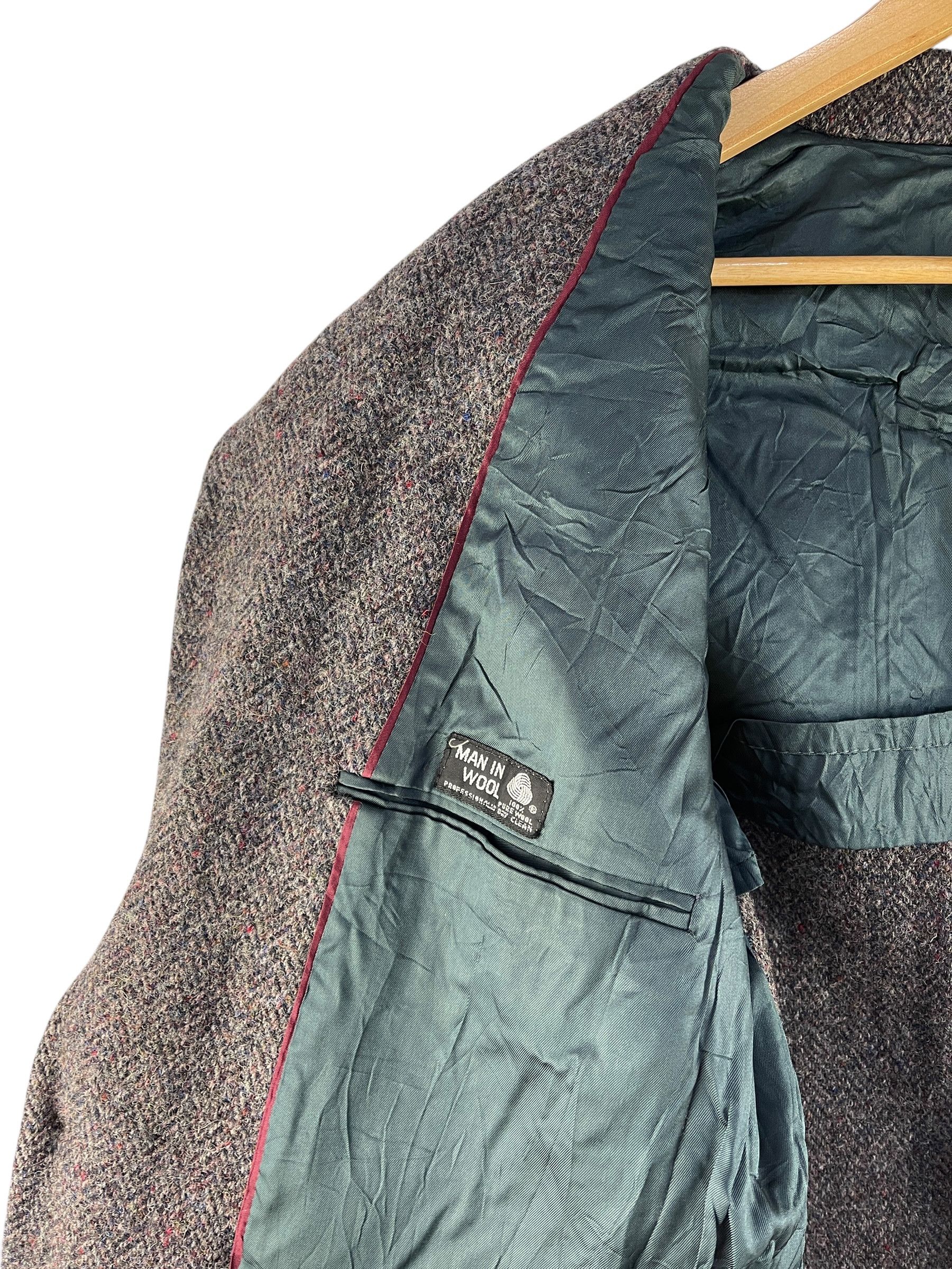 Harris Tweed Vintage Harris Tweed Wool Coat Jacket Size US S / EU 44-46 / 1 - 11 Thumbnail