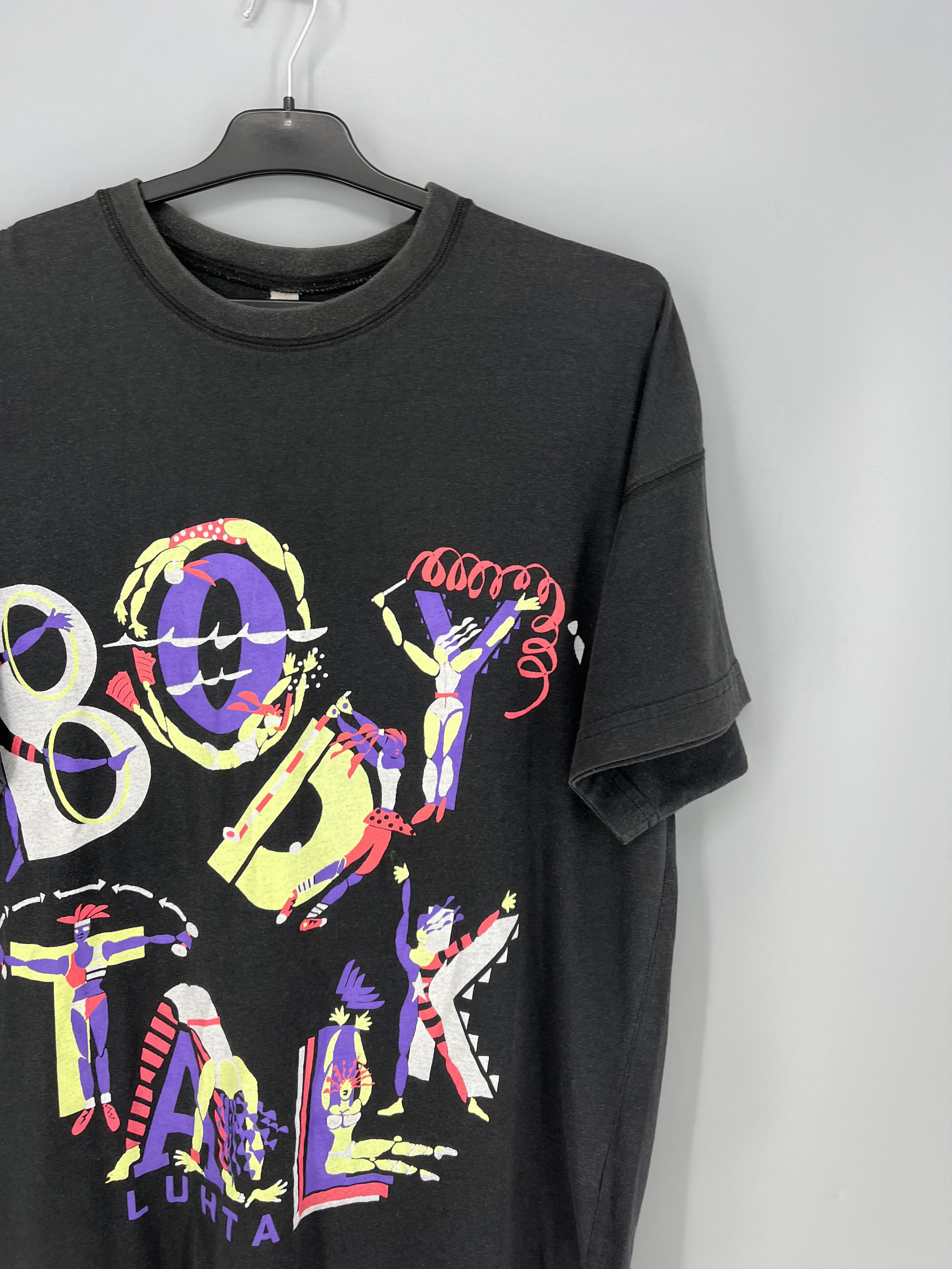 Band Tees vintage 90s body talk graphic retro fitness abstraction Size US M / EU 48-50 / 2 - 5 Thumbnail