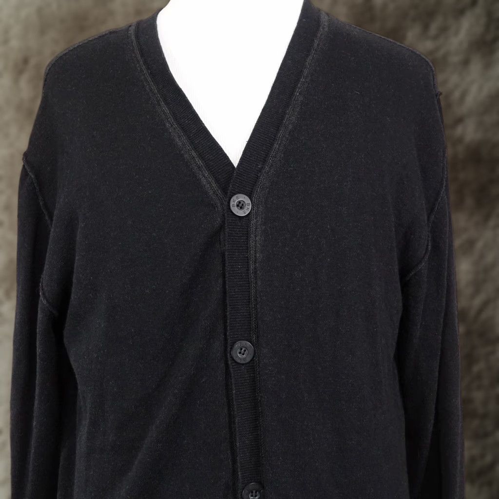 BKE BKE Men's XL Cardigan Sweater Knit V-Neck Casual Cotton Black All Seasons Size US XL / EU 56 / 4 - 1 Thumbnail