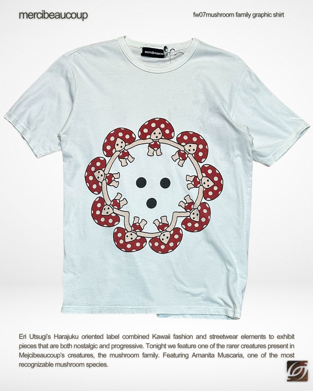 mercibeaucoup FW07 Mushroom Family Graphic Shirt Size US S / EU 44-46 / 1 - 1 Thumbnail
