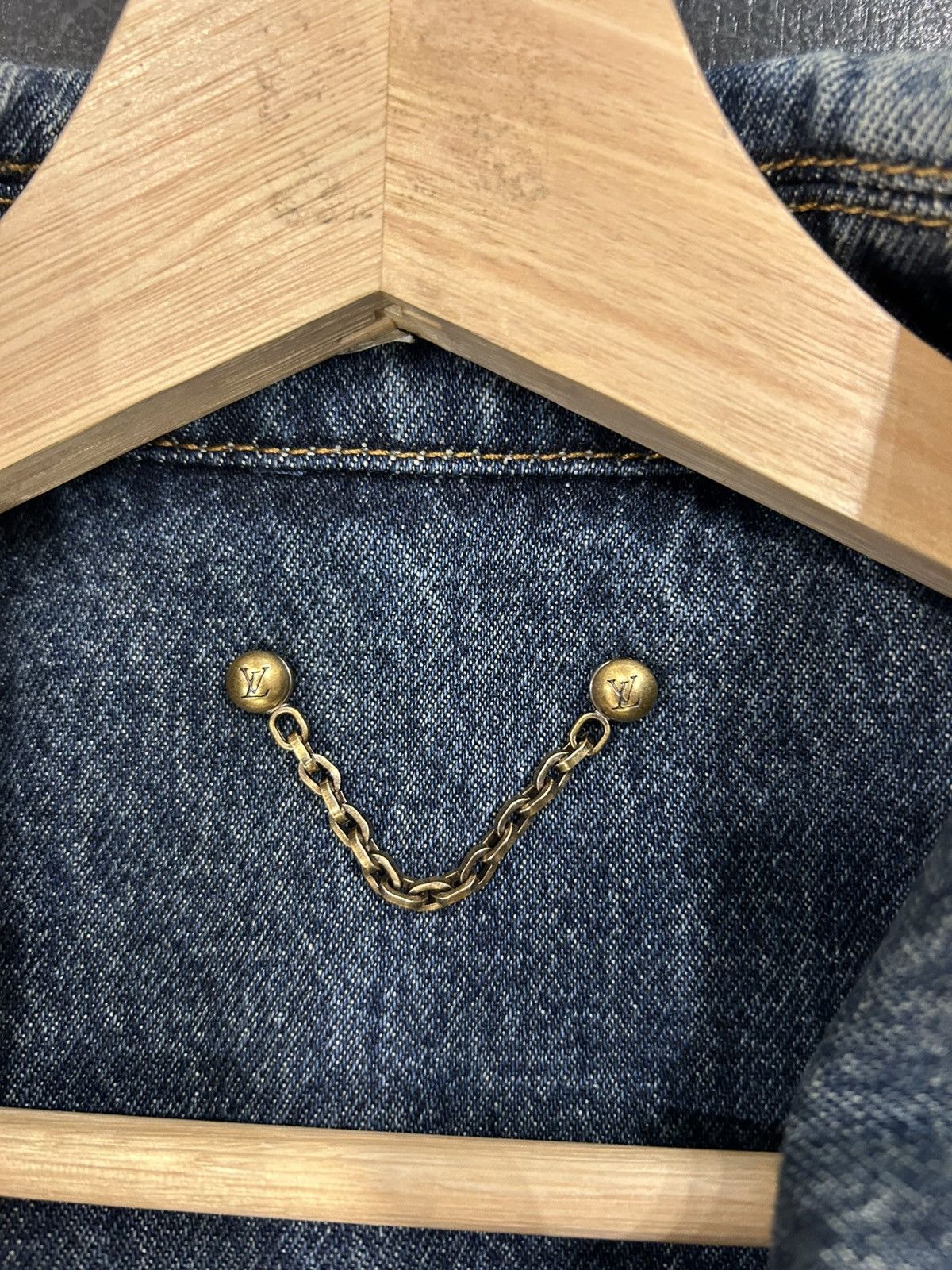 Louis Vuitton Louis Vuitton Monogram Double Denim Jacket Size US L / EU 52-54 / 3 - 3 Thumbnail