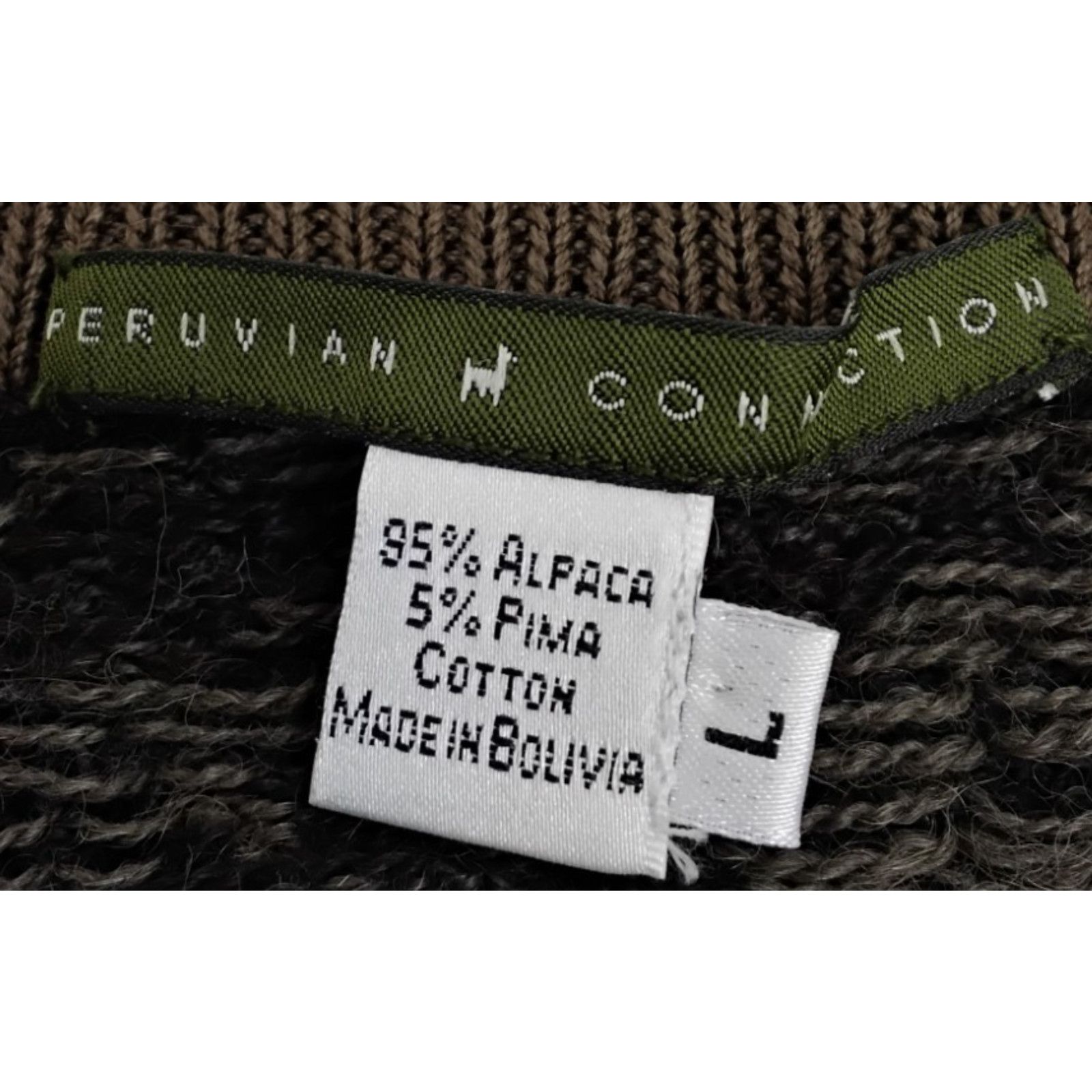 Other Peruvian Connection Alpaca Blend Knit Skirt Women's L Brown Size 32" / US 10 / IT 46 - 6 Thumbnail
