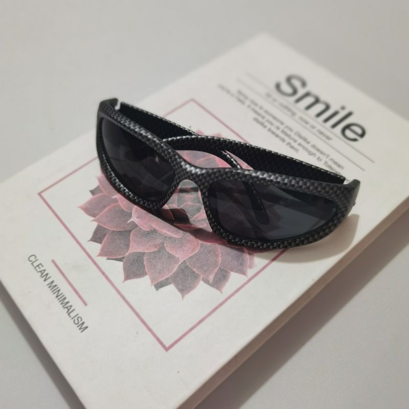 VIBE Hip-hop Street ins style custom avant-garde sunglasses Size ONE SIZE - 6 Thumbnail