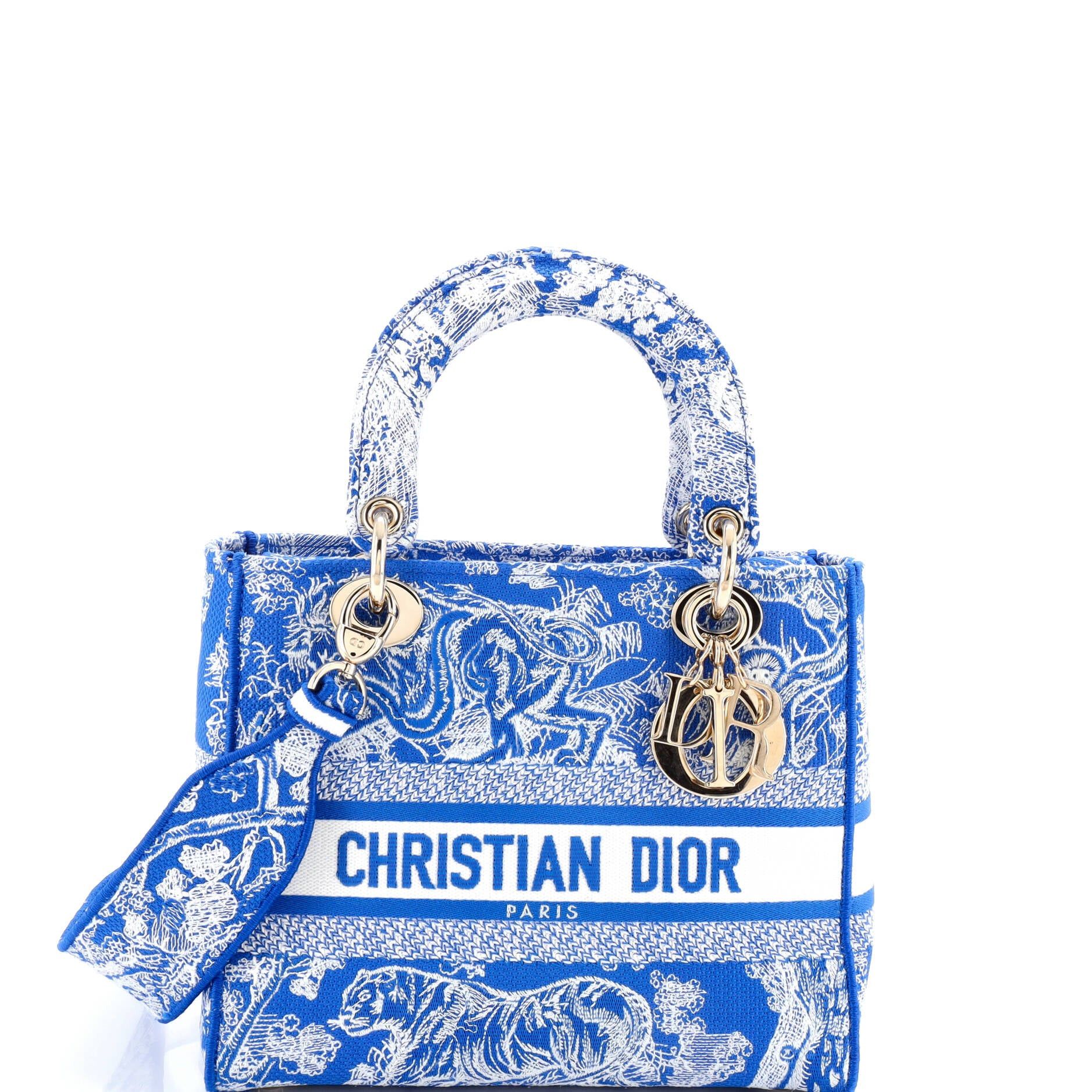 Dior Toile de Jouy Lady D-Lite Bag Size ONE SIZE - 1 Thumbnail