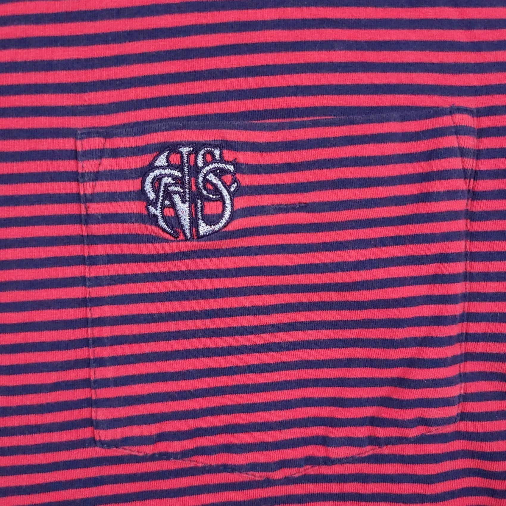 Vintage B Draddy Sport Country Club Golf Short Sleeve Polo Shirt Mens Small Pink Navy Shirt Polo Size US S / EU 44-46 / 1 - 4 Thumbnail