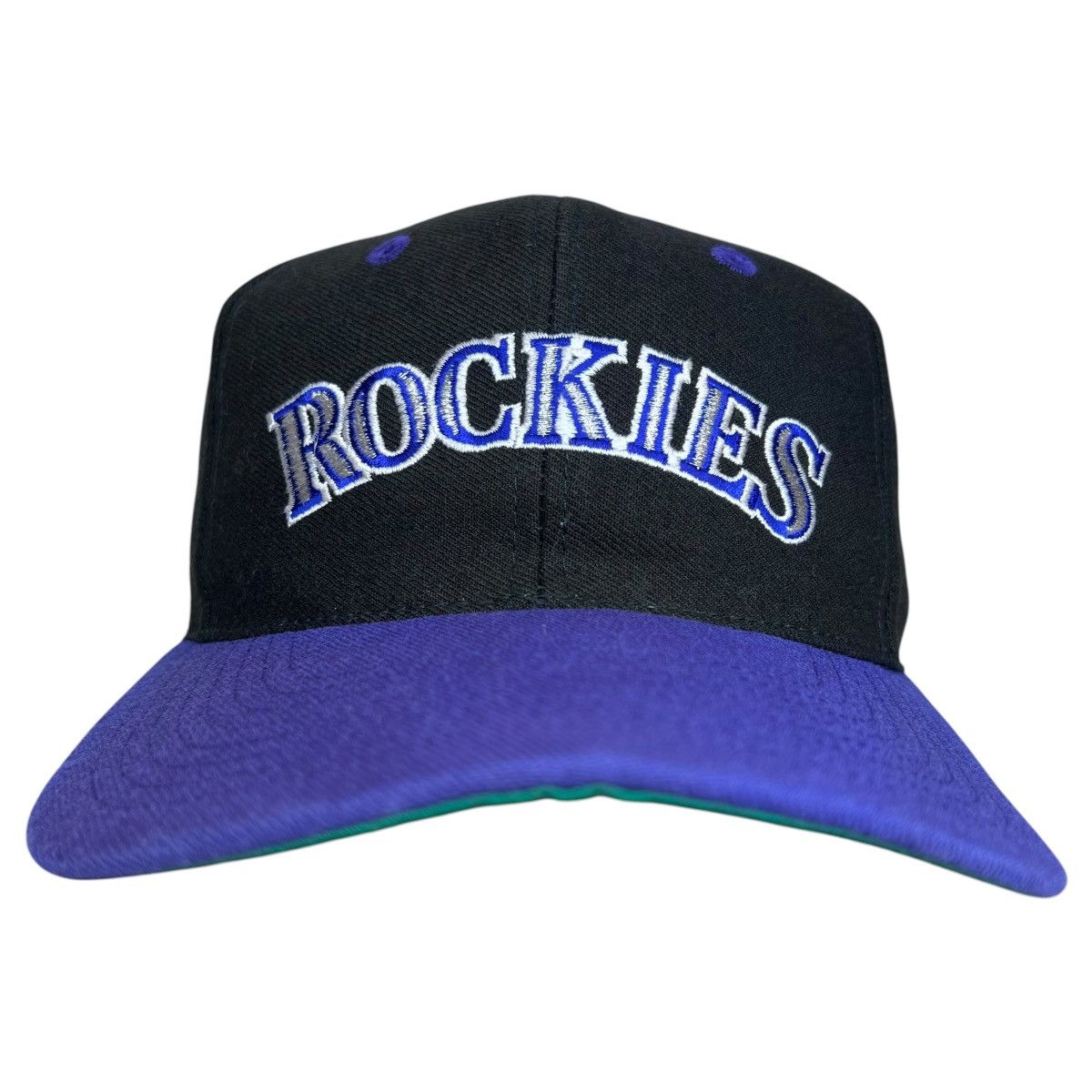 The Game 1990s MLB Colorado Rockies The Game Catch The Fever Snapback Size ONE SIZE - 1 Thumbnail