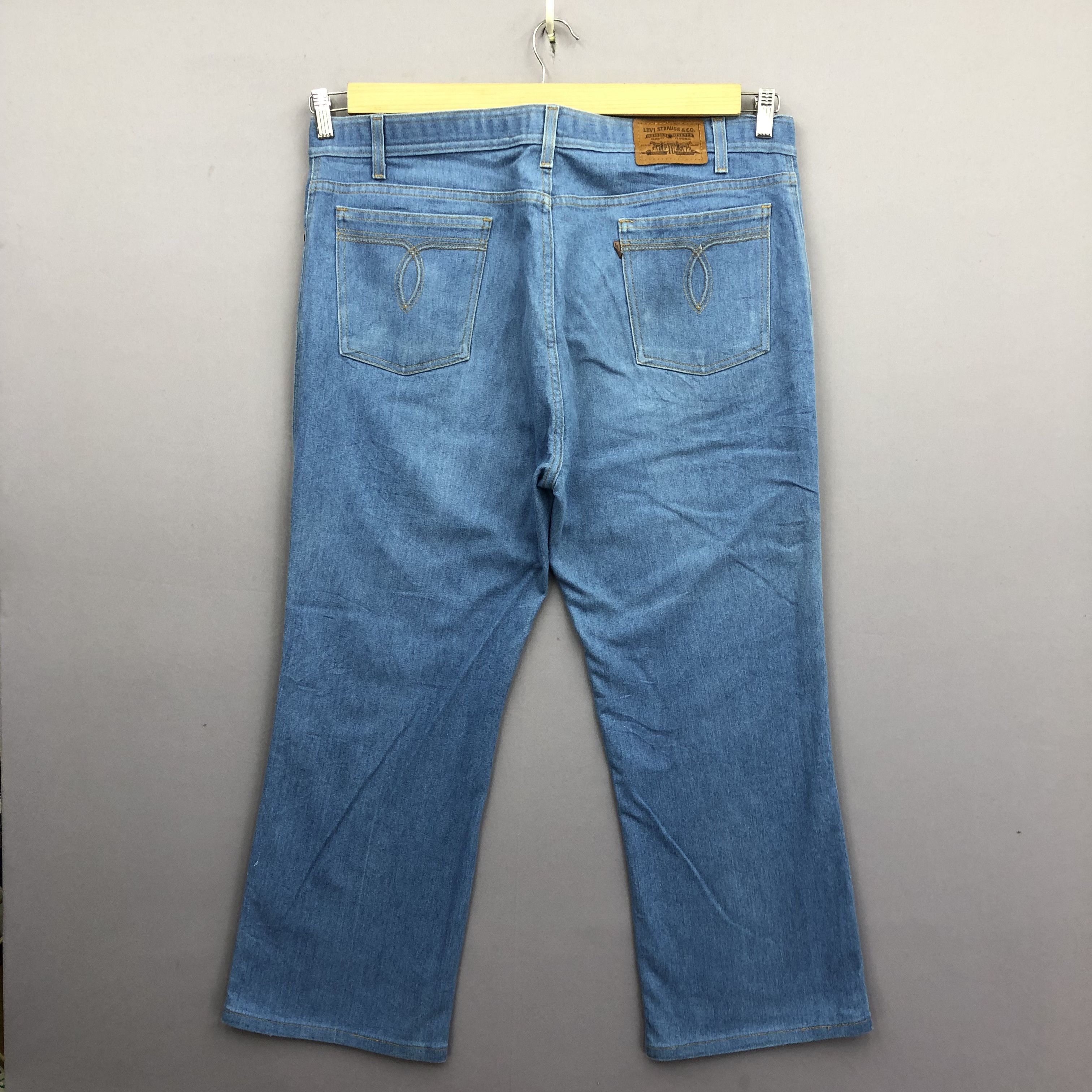 Levi's Vintage Y2K Levis Baggy Style Jeans Light Wash Skater Denim Size 40" / US 18 - 2 Thumbnail
