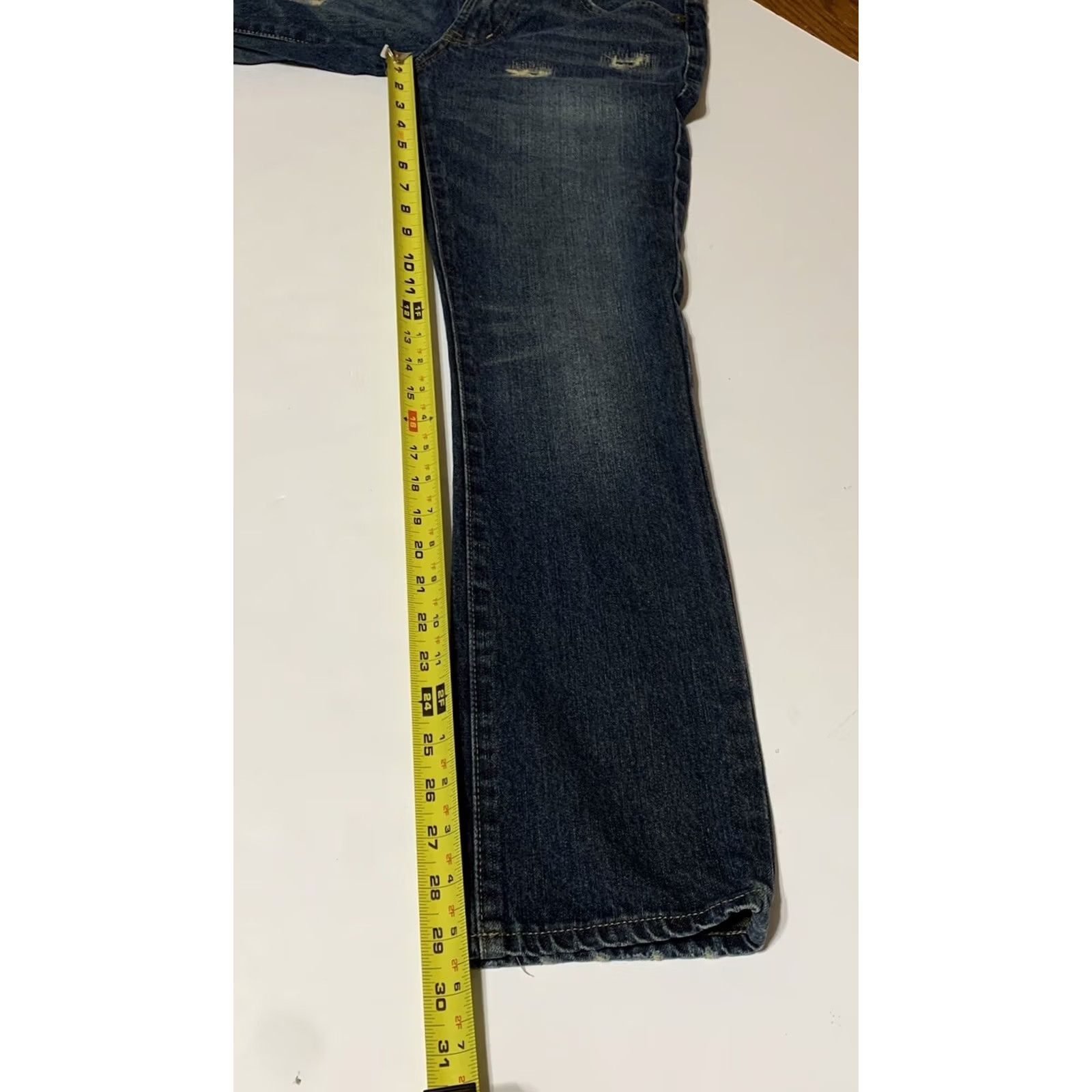 Aeropostale VINTAGE Aeropostale Mens Skinny Jeans 28x30 Distressed Denim Blue 28 Inseam 29.5 Inseam Jeans Mens Skinny Size US 28 / EU 44 - 6 Thumbnail