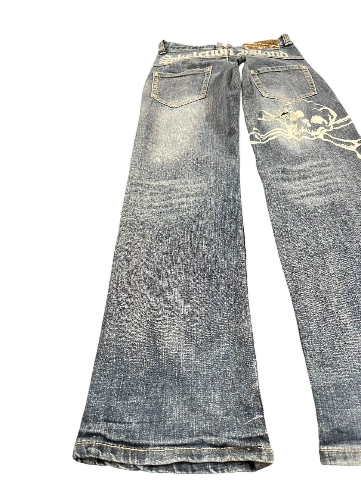 Japanese Brand × Seditionaries Vintage Japanese Brand Skeleton Island Seditionaries Dneim Size US 28 / EU 44 - 12 Thumbnail