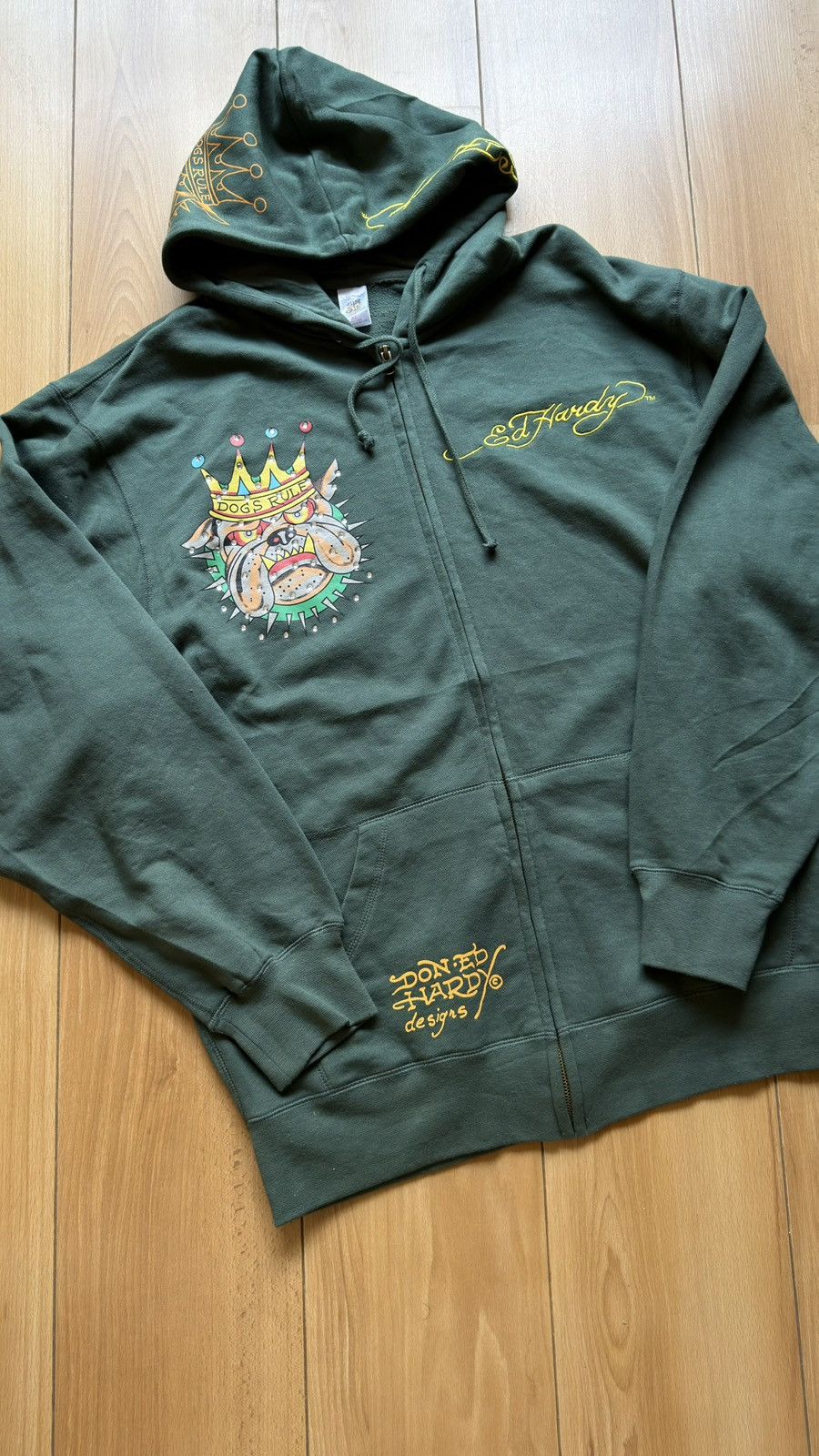 Ed Hardy Ed hardy & Christian audigier zip hoodie Size US XL / EU 56 / 4 - 3 Thumbnail
