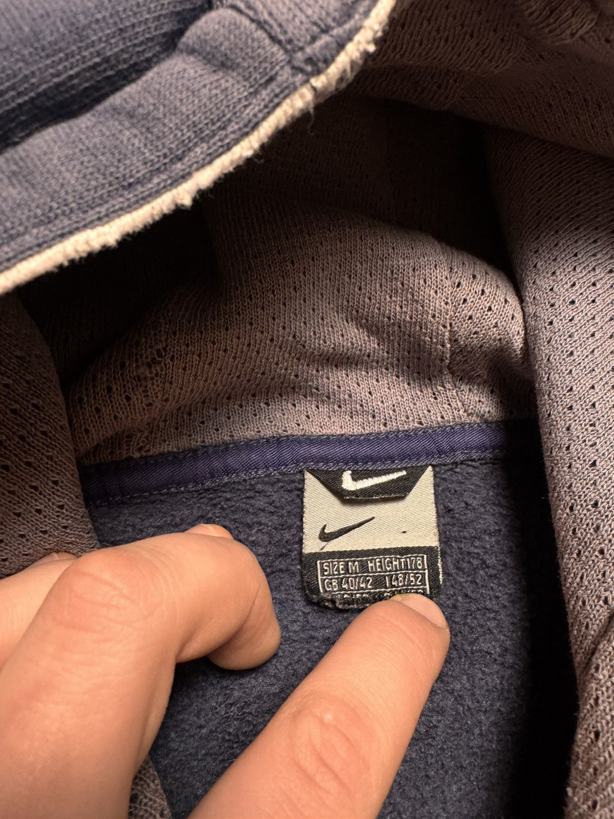 Nike × Vintage NIKE VINTAGE CENTER LOGO OVERSIZE BOXY HOODIE Size US M / EU 48-50 / 2 - 6 Thumbnail