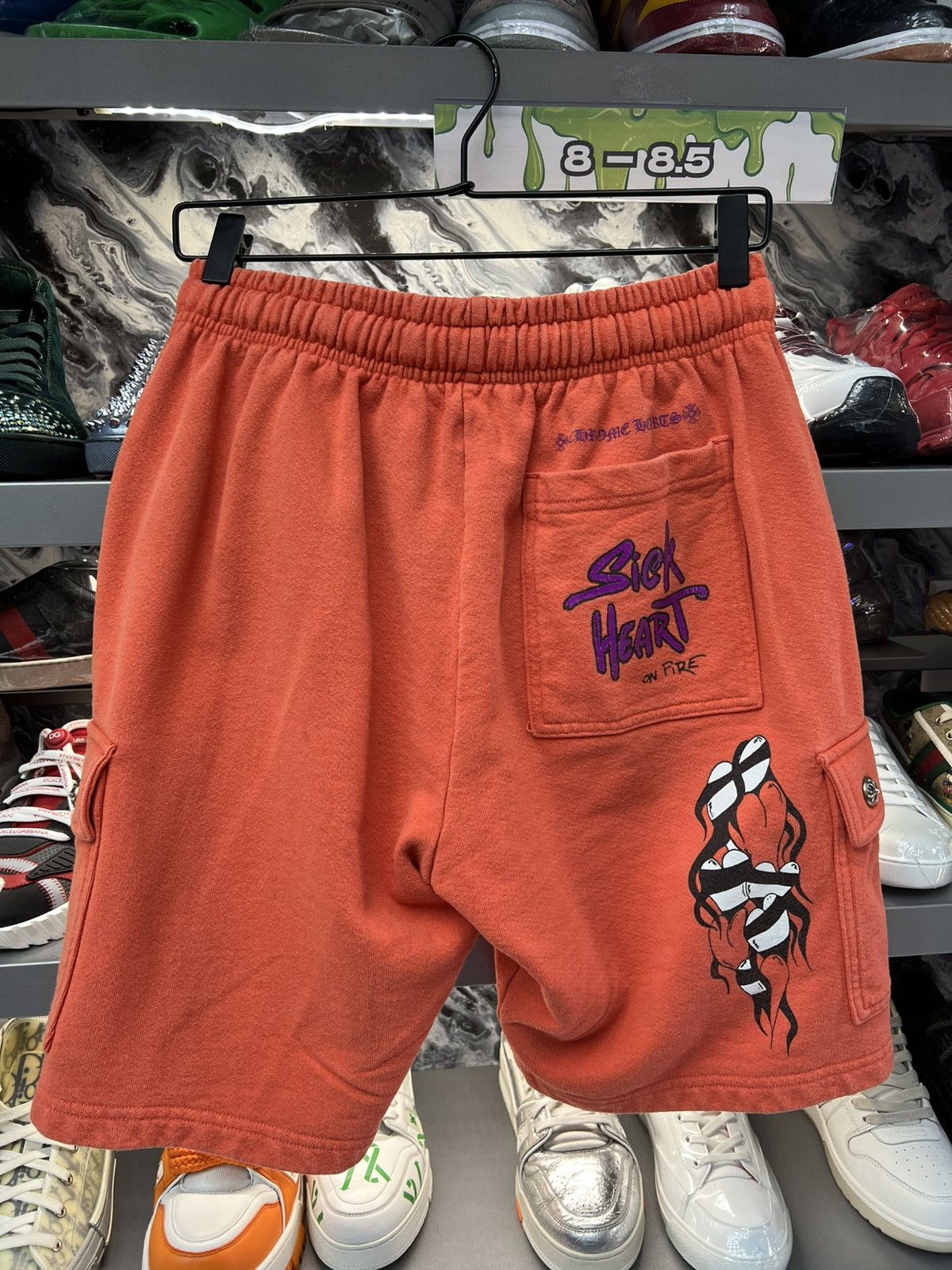 Chrome Hearts Chrome Hearts Matty Boy Spark Cargo Short Size US 35 - 2 Thumbnail