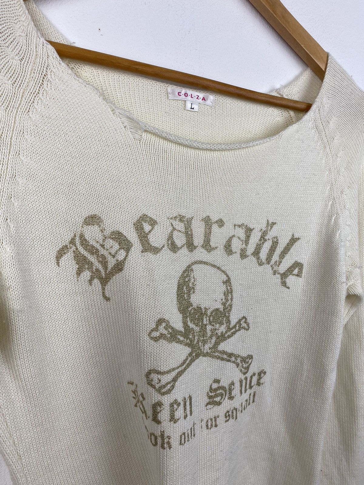 Japanese Brand Bearable Skull Knitwear Size US XS / EU 42 / 0 - 3 Thumbnail