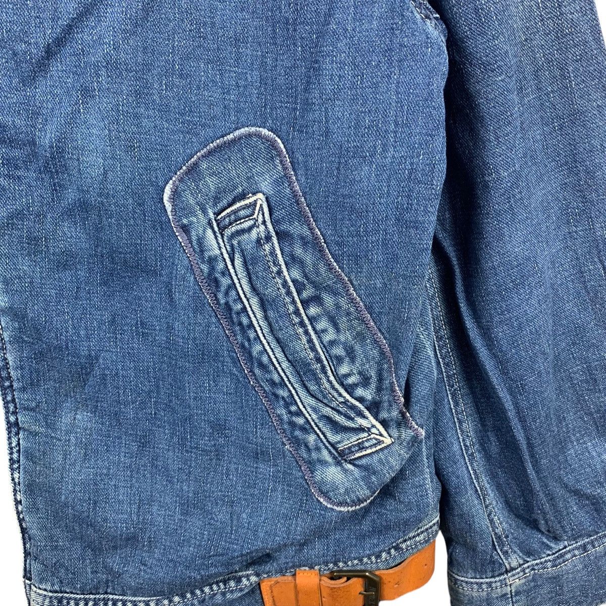 Avirex Vintage AVIREX USA B-3 Spec No 7550 Shearling Denim Jacket Size US L / EU 52-54 / 3 - 4 Thumbnail