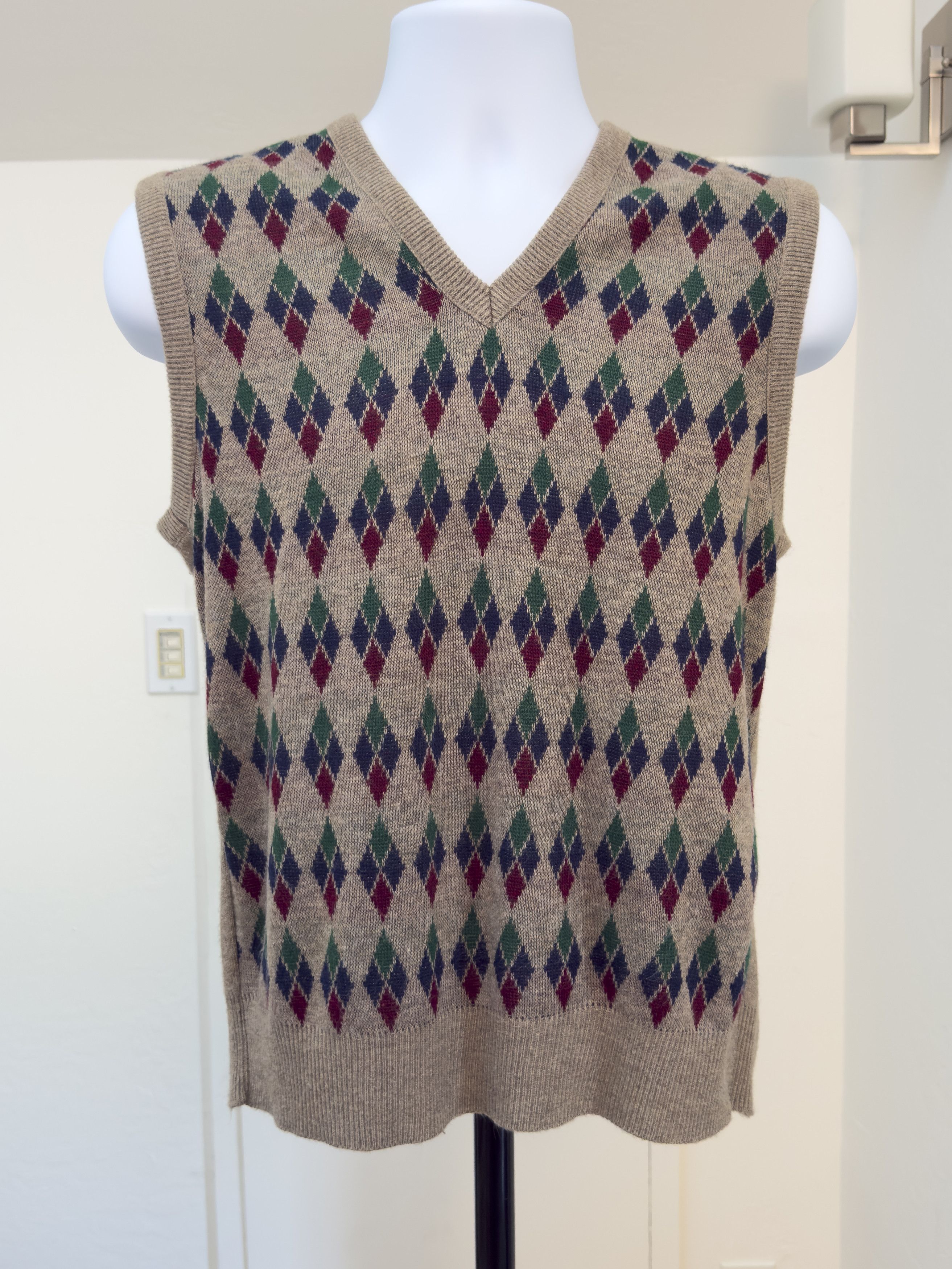 Other Vintage Arnie Arnold Palmer Argyle Sweater Vest Golf Knit Size US M / EU 48-50 / 2 - 1 Thumbnail