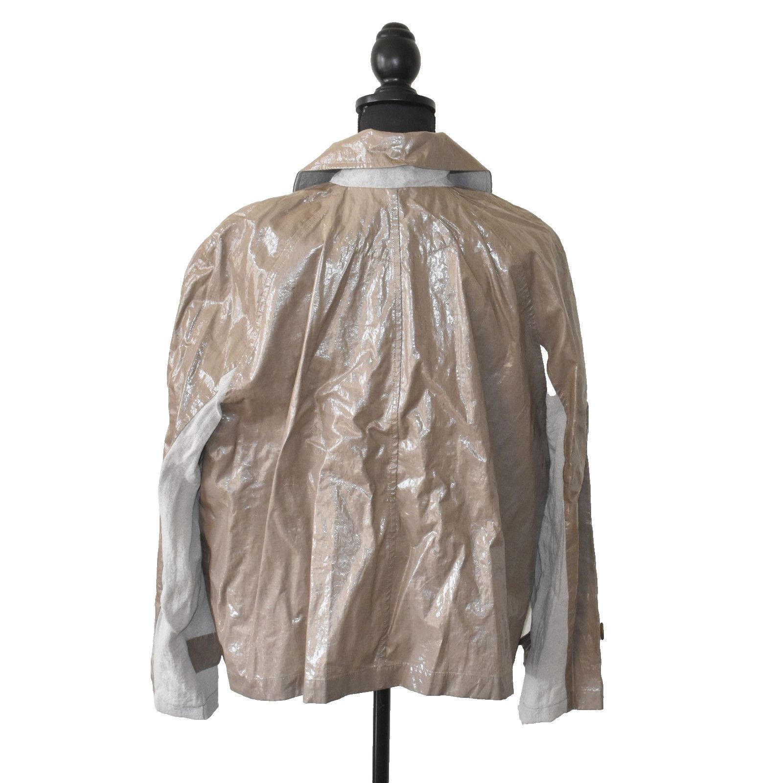 Ivan Grundahl NWT IVAN GRUNDAHL Copenhagen Loew Coated Linen Jacket Sz 38 Size XS / US 0-2 / IT 36-38 - 4 Thumbnail