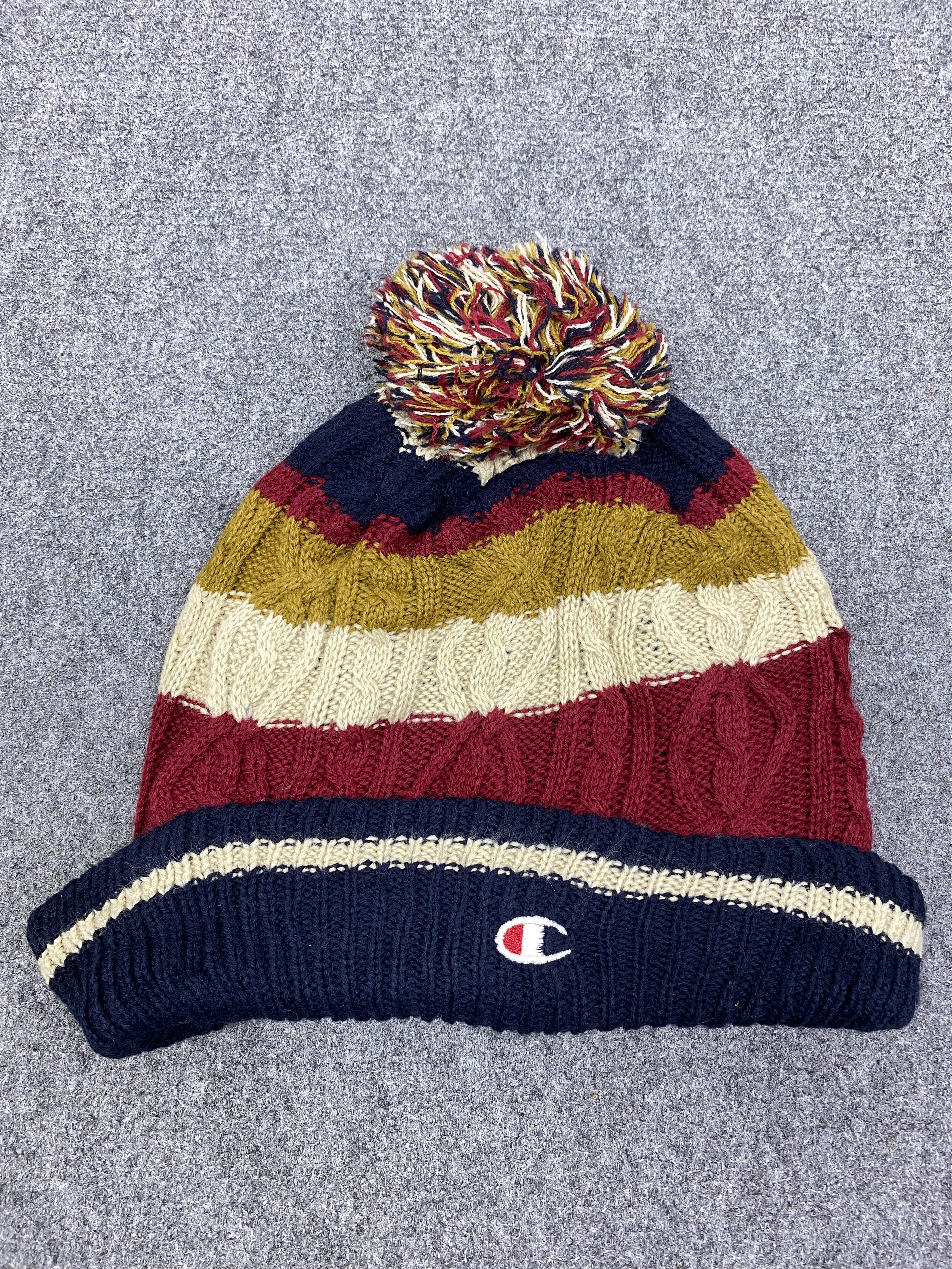 Champion Vintage Champion Stripes Beanie / Snow Hat BA0105 Size ONE SIZE - 3 Thumbnail