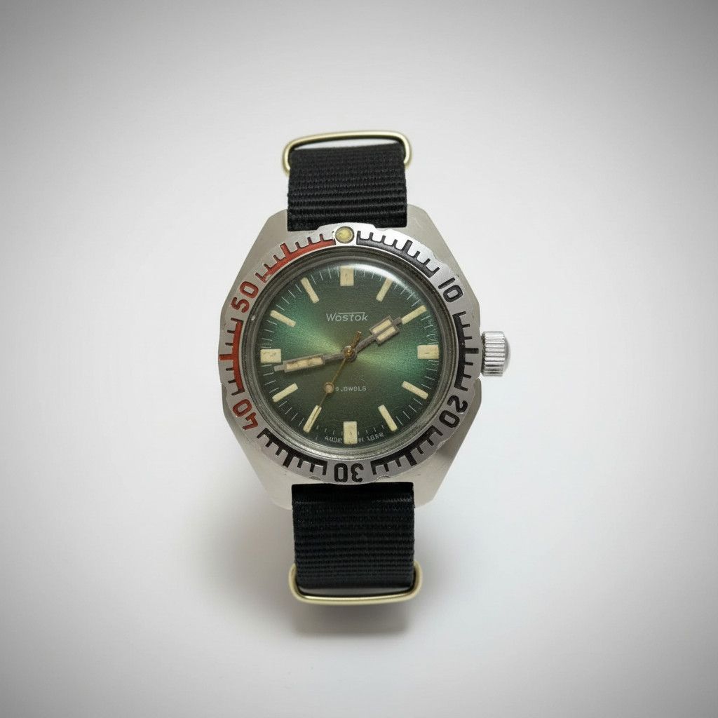 Vintage Vintage Mens Watch Vostok Amphibia Komandirskie Steel 165 Size ONE SIZE - 4 Thumbnail