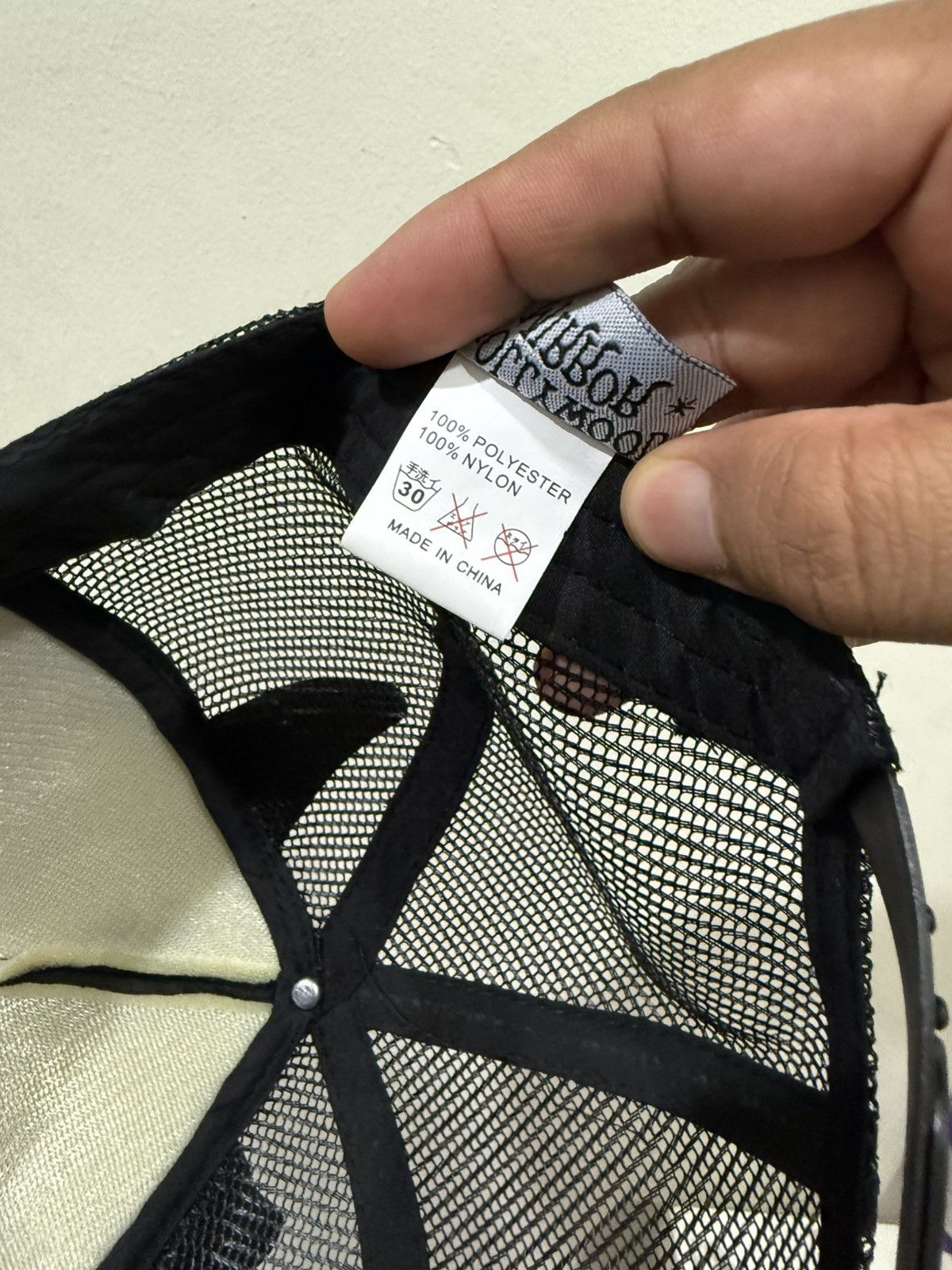 Japanese Brand Y2K Archive Horn Flame Fire Mesh Hat Size ONE SIZE - 7 Thumbnail