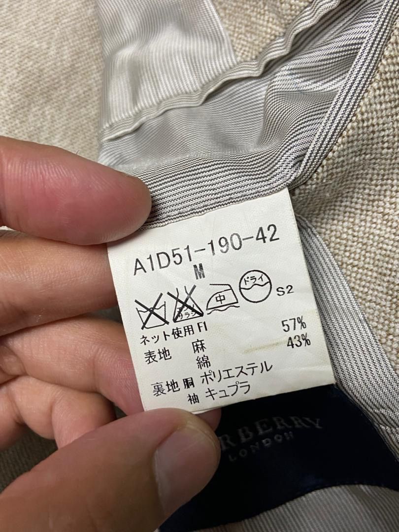 Burberry Vintage BURBERRY Light Blazer (137) Size US XXS / EU 40 - 8 Thumbnail