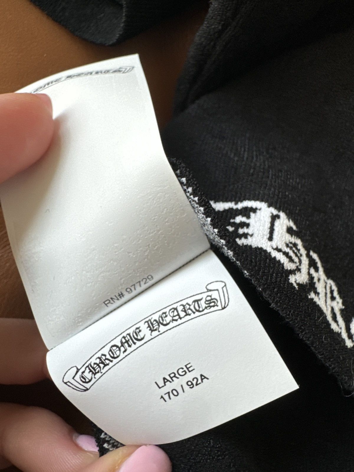 Chrome Hearts Chrome Hearts Black V Neck Polo - Large Size L / US 10 / IT 46 - 5 Thumbnail