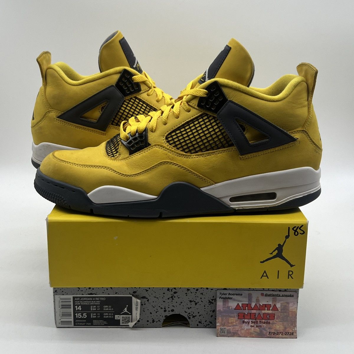 Jordan Brand Air Jordan 4 lightning Size US 14 / EU 47 - 1 Thumbnail
