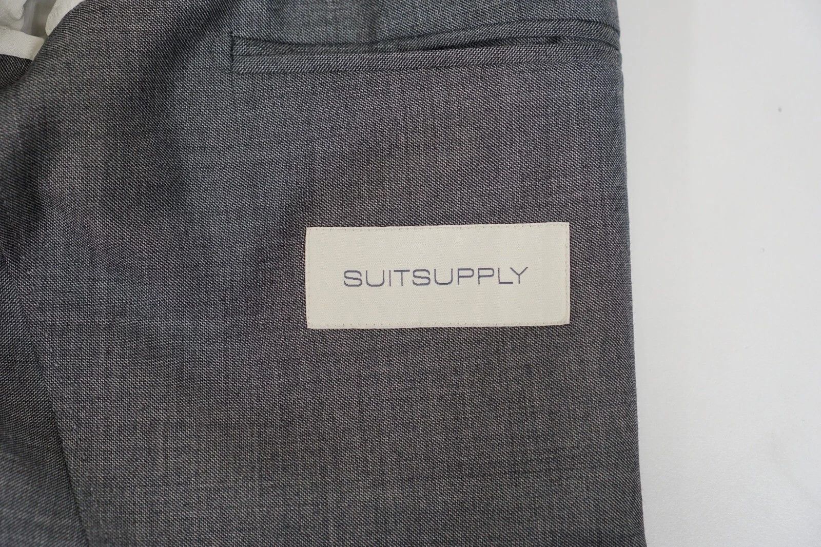 Suitsupply Men Suitsupply Blazer La Spalla Grey Wool Peak 24 UK/US38S Size 38S - 5 Thumbnail