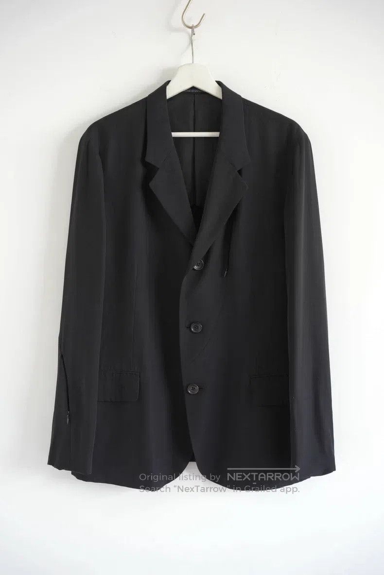 Yohji Yamamoto YOHJI YAMAMOTO Rounded Zipper Suit Size US S / EU 44-46 / 1 - 1 Thumbnail