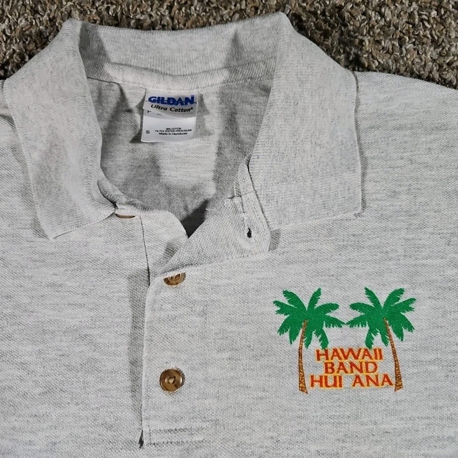 Gildan Hawaii Band Hui Ana Small Polo Shirt Size US S / EU 44-46 / 1 - 2 Thumbnail