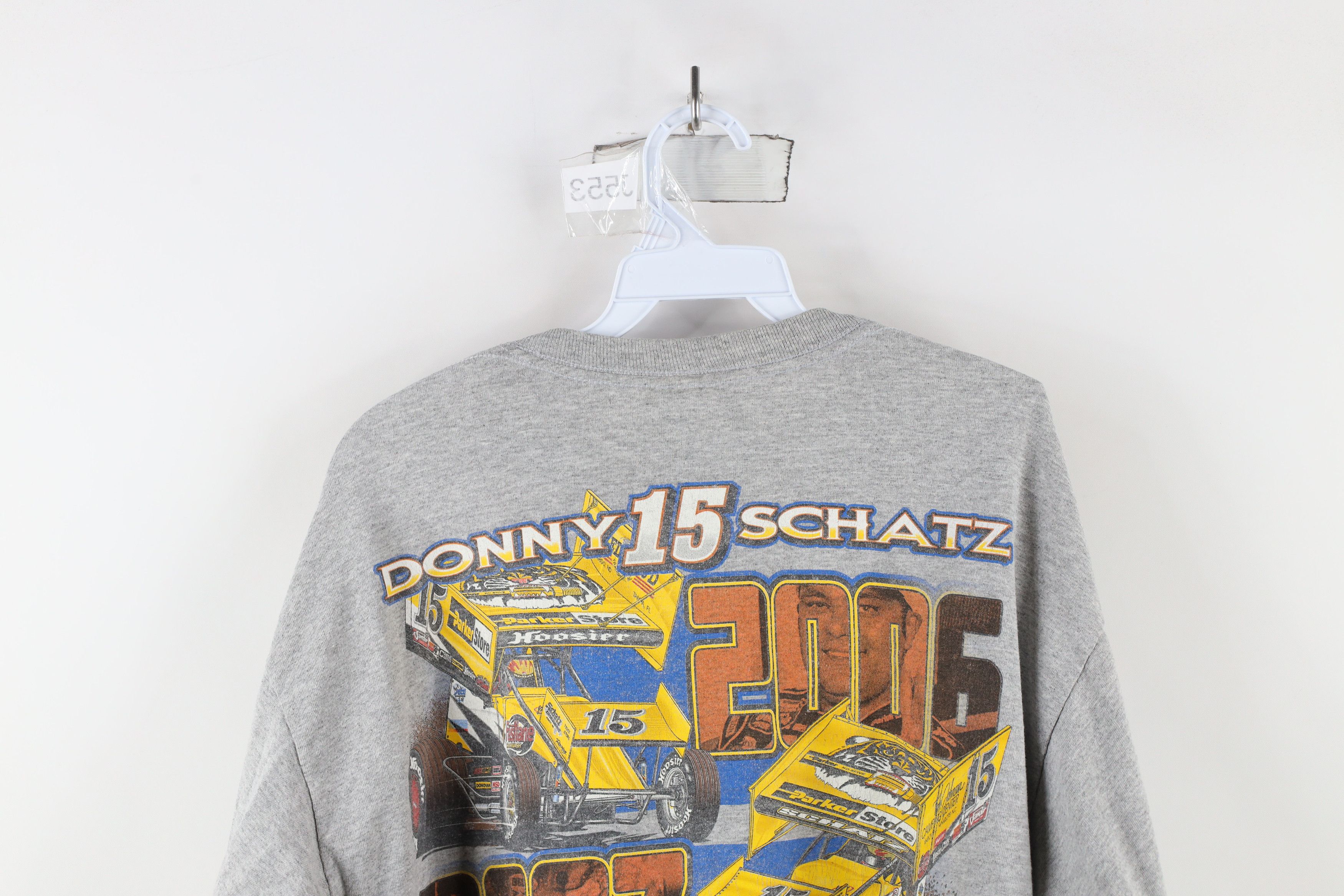 Vintage Vintage Y2K Outlaws Three Peat Champion Donny Schatz T-Shirt Size US L / EU 52-54 / 3 - 15 Thumbnail