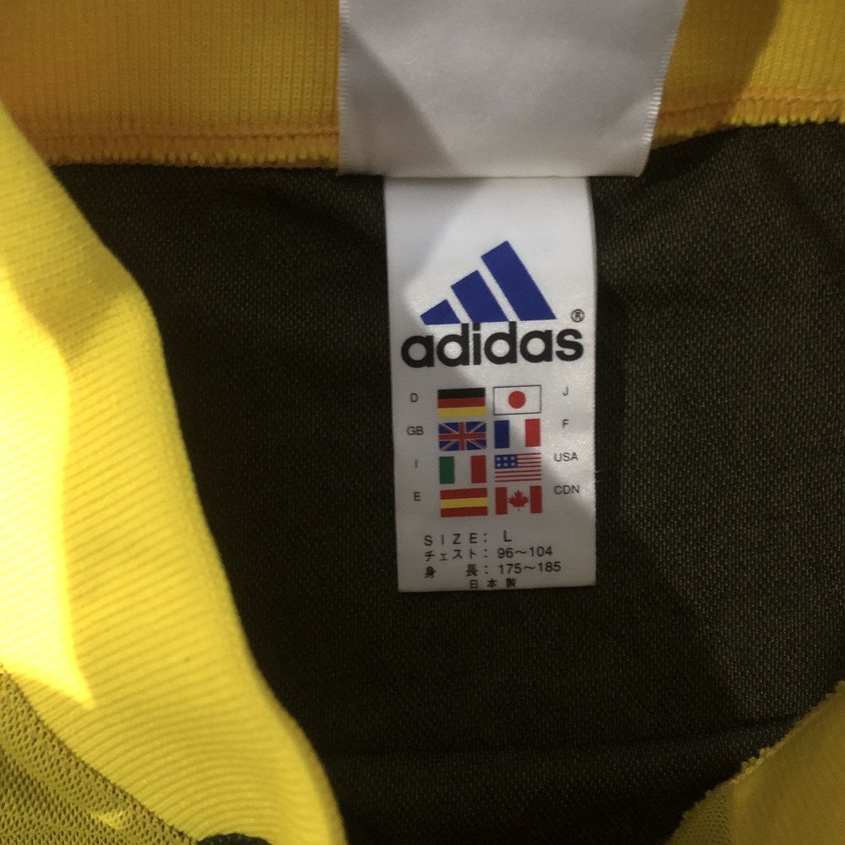 Adidas adidas Japan National Team Goalkeeper Uniform away 2002 Size US L / EU 52-54 / 3 - 7 Thumbnail