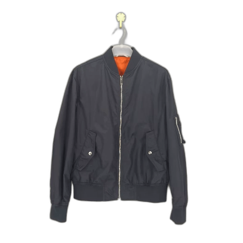 Valentino valentino blue logo zip bomber jacket Size US M / EU 48-50 / 2 - 1 Thumbnail